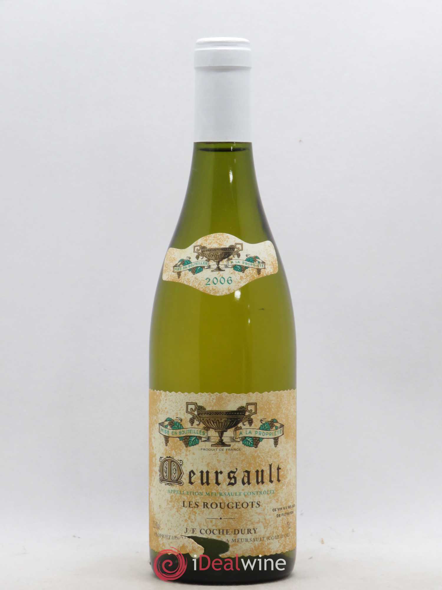 Meursault Les Rougeots Coche Dury (Domaine) 2006 - Lot de 1 bouteille - 0