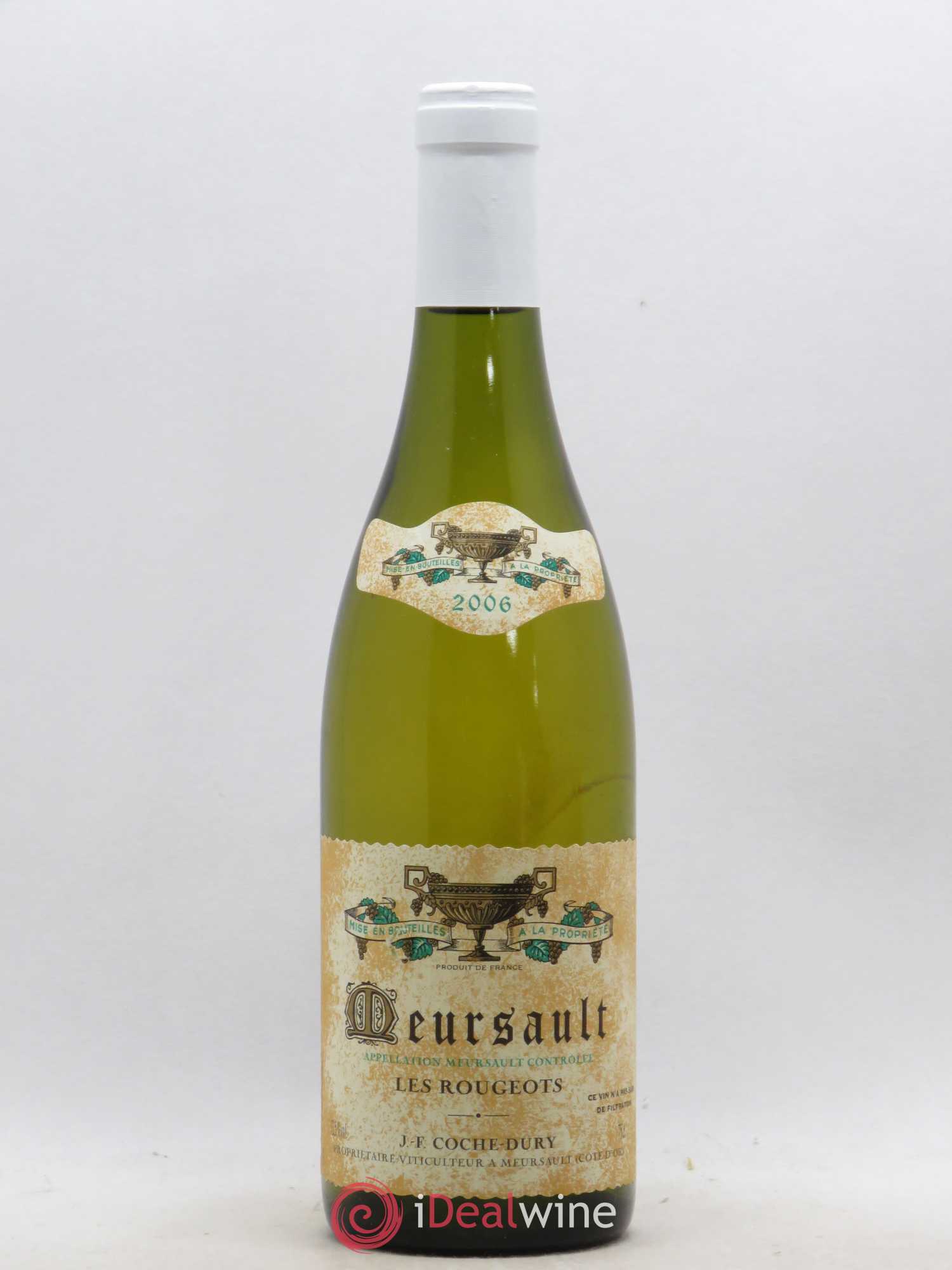Meursault Les Rougeots Coche Dury (Domaine) 2006 - Lot de 1 bouteille - 0