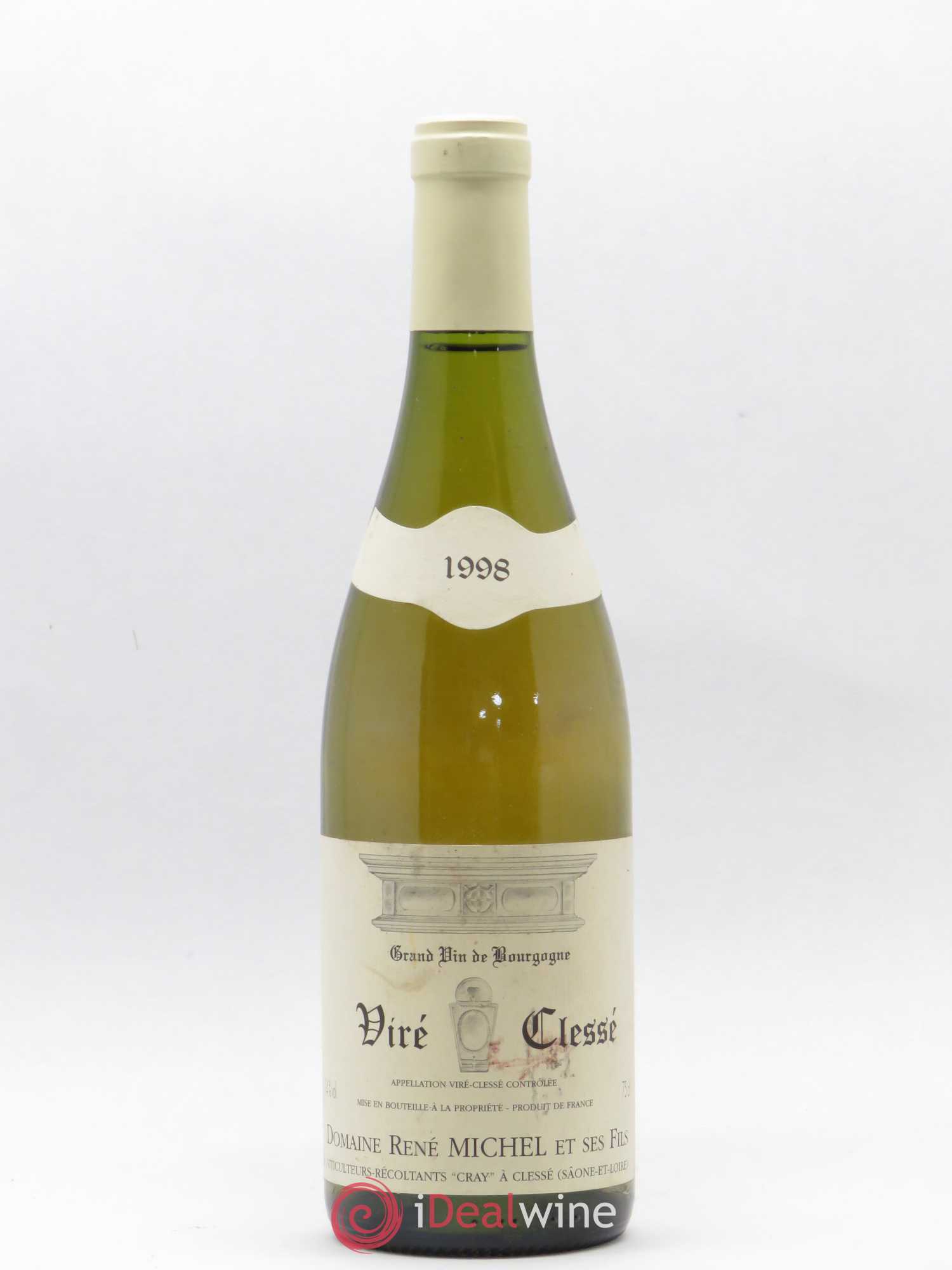Viré-Clessé Domaine René Michel 1998 - Lot de 1 bouteille - 0
