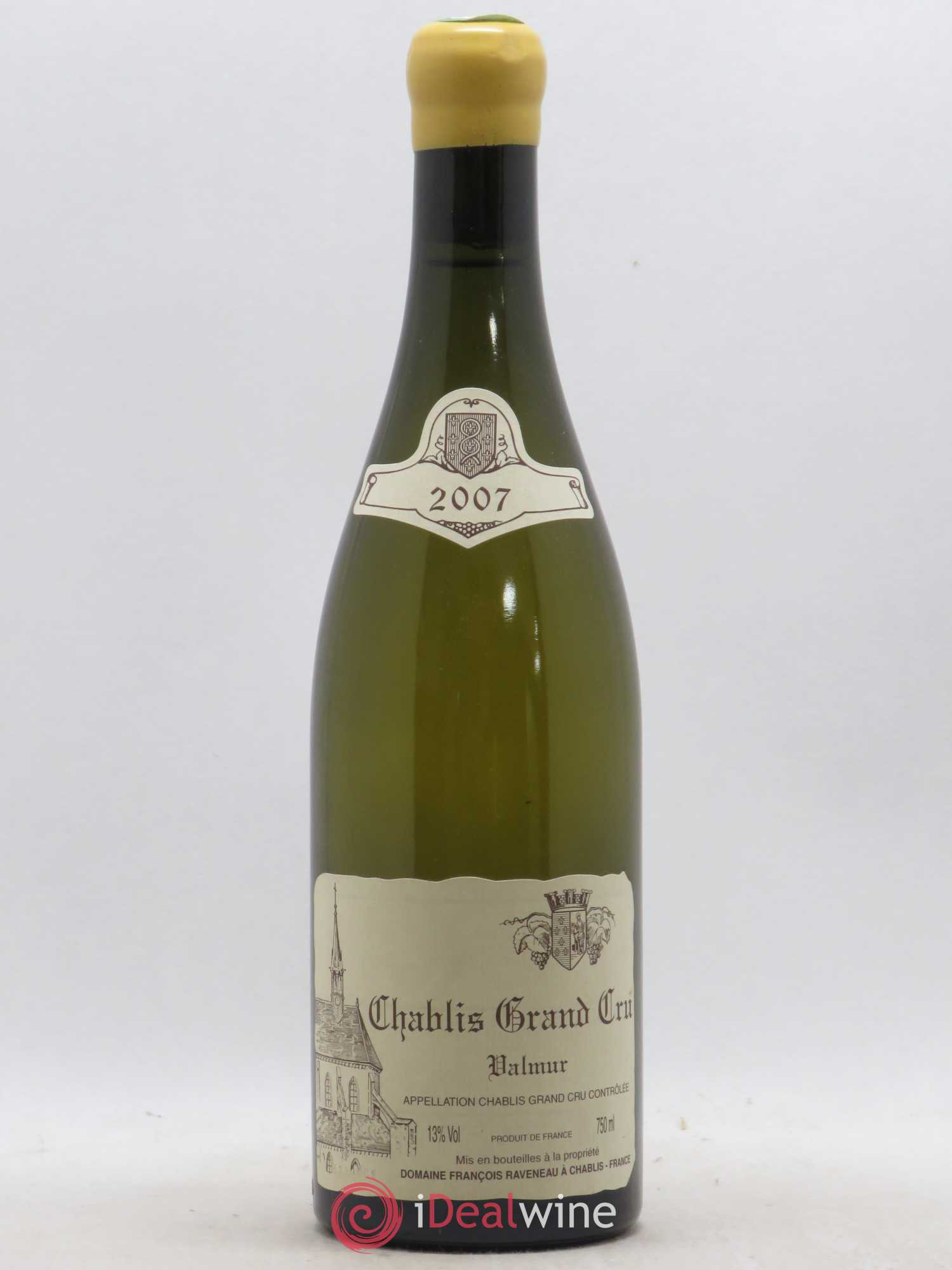 Chablis Grand Cru Valmur Raveneau (Domaine) 2007 - Lot de 1 bouteille - 0
