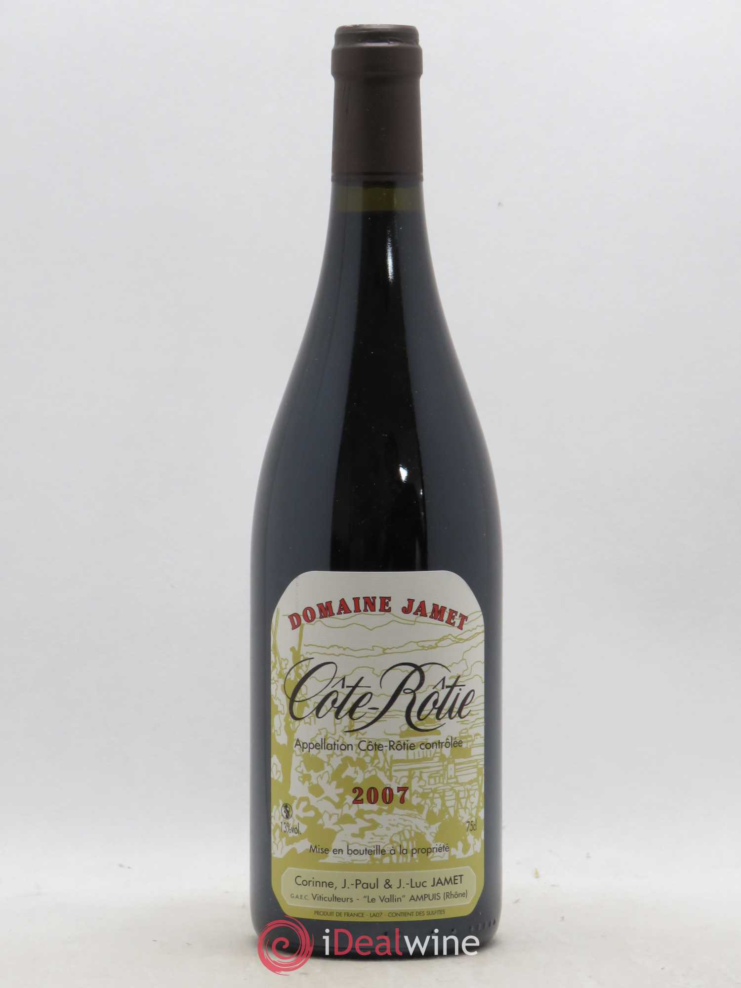 Côte-Rôtie Jamet (Domaine) 2007 - Lot de 1 bouteille - 0