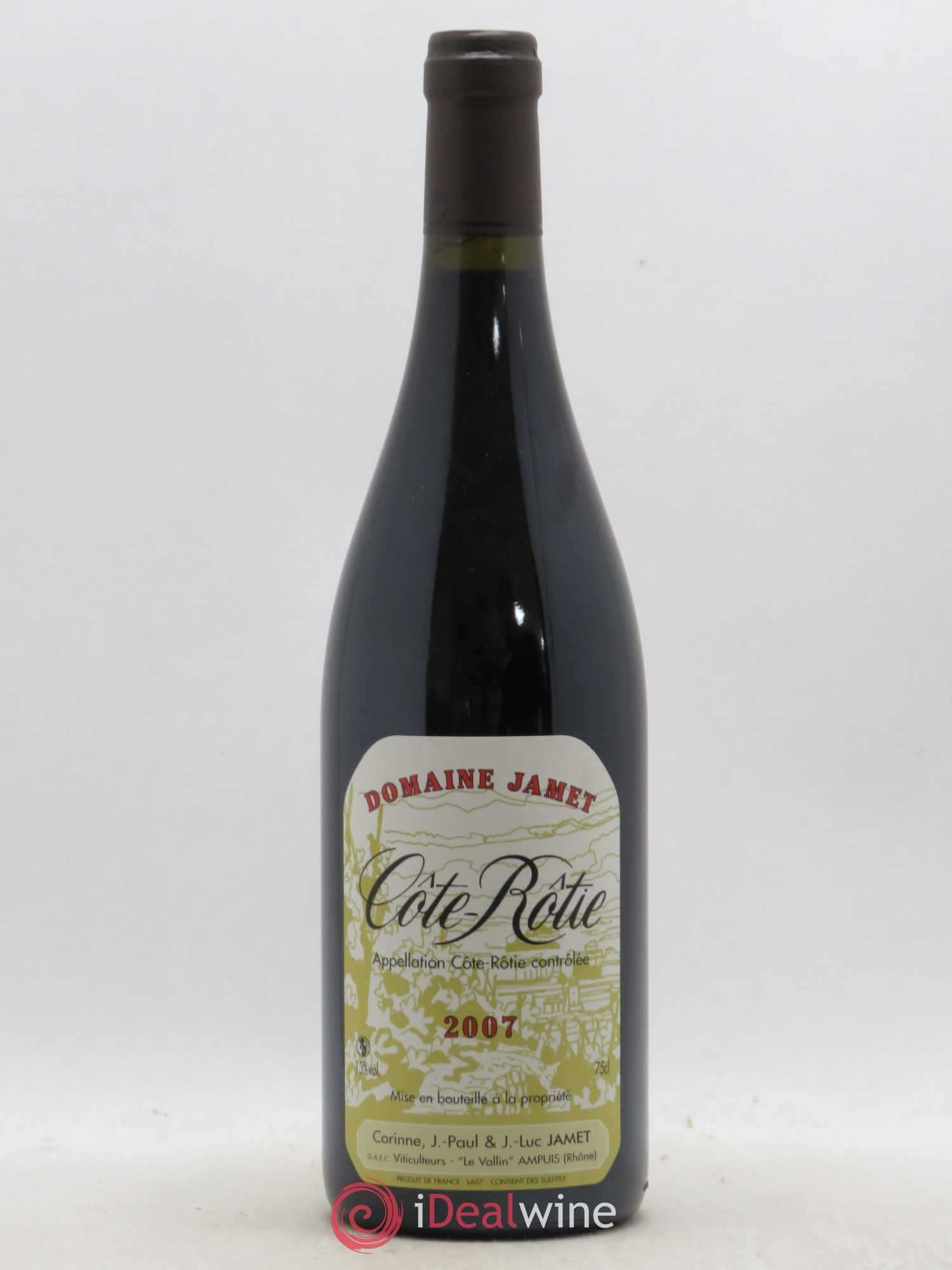 Côte-Rôtie Jamet (Domaine) 2007 - Lot de 1 bouteille - 0