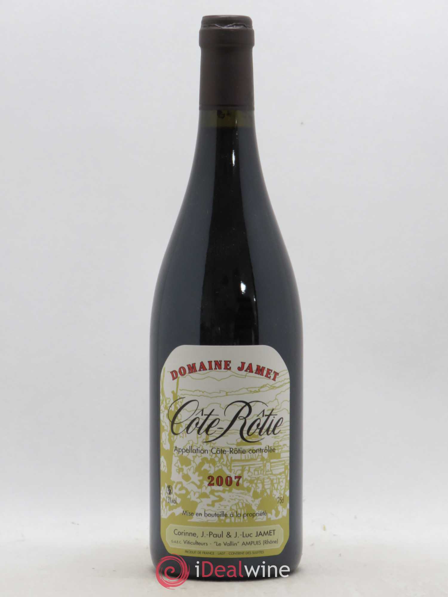 Côte-Rôtie Jamet (Domaine) 2007 - Lot de 1 bouteille - 0