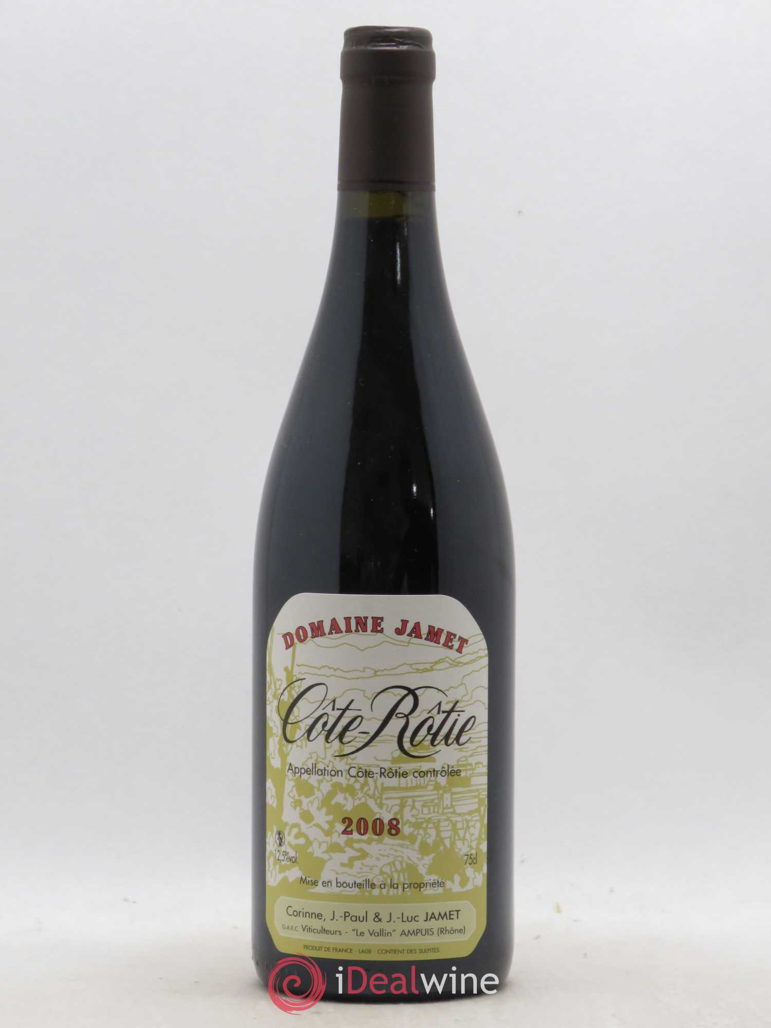 Côte-Rôtie Jamet (Domaine) 2008 - Lot de 1 bouteille - 0