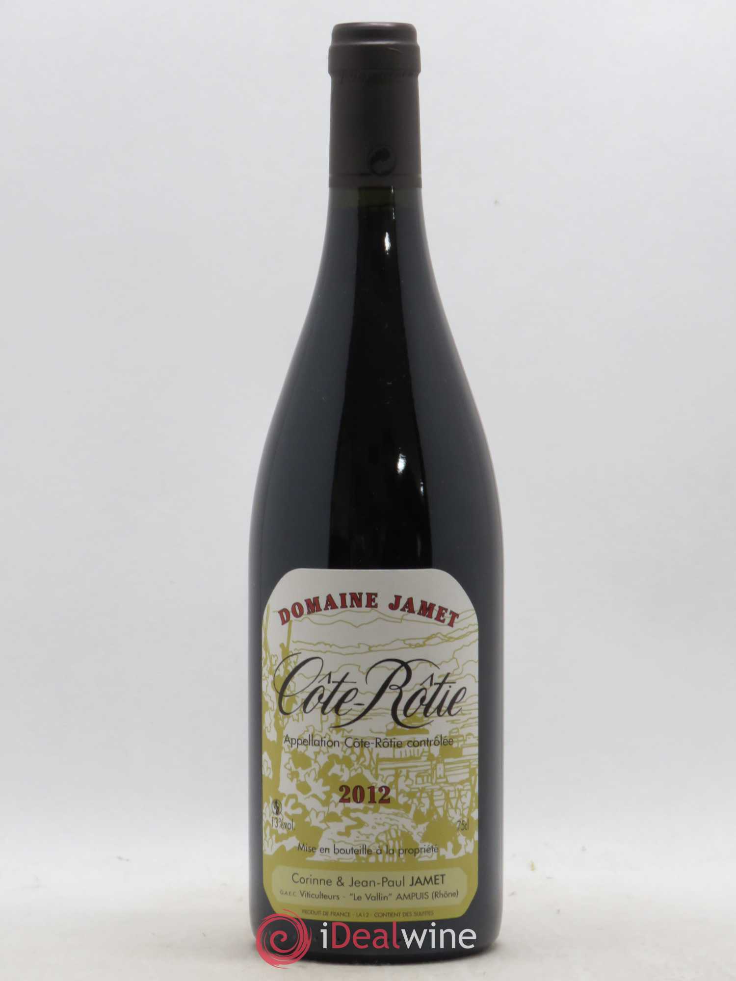 Côte-Rôtie Jamet (Domaine) 2012 - Lot de 1 bouteille - 0