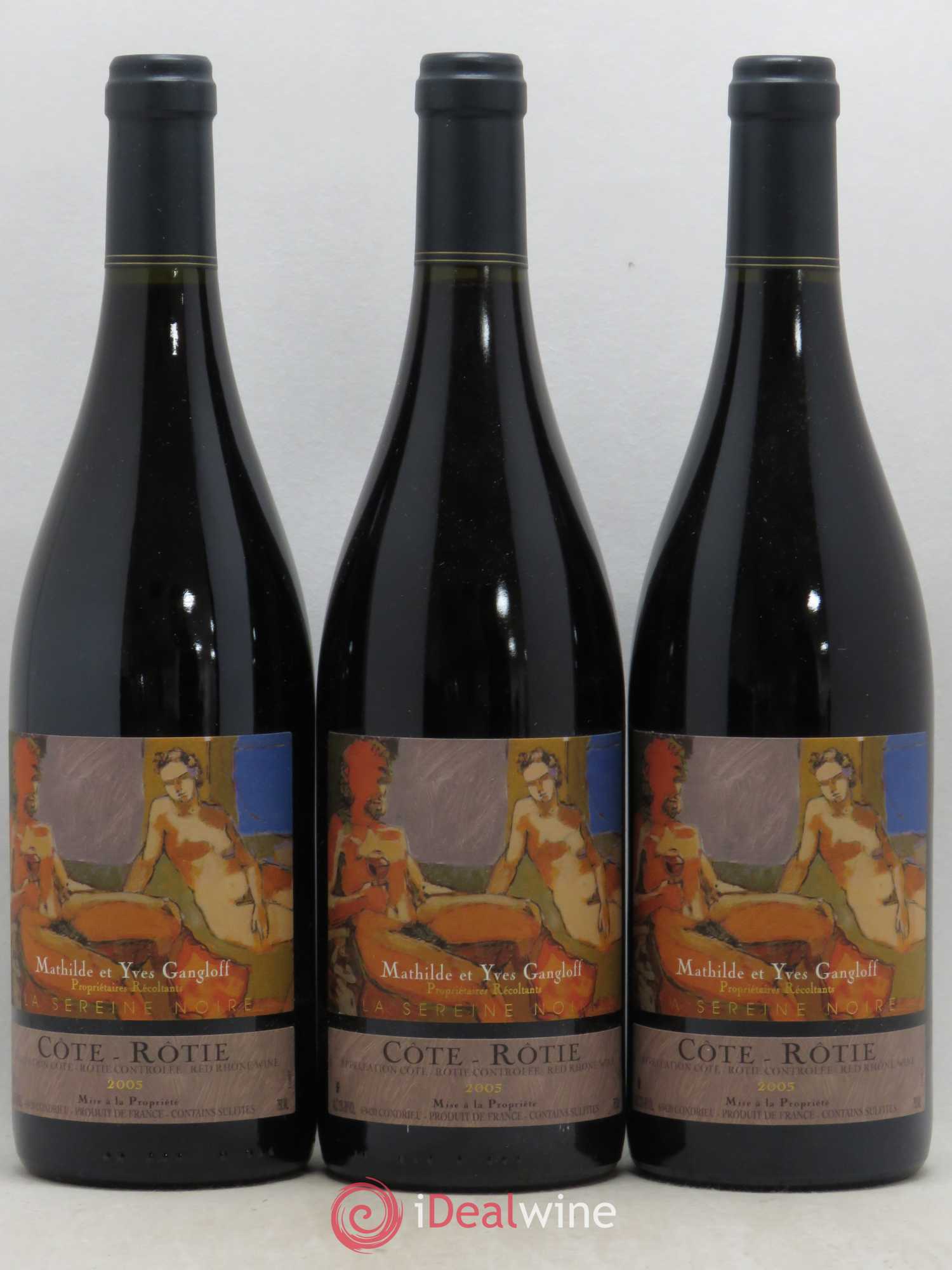 Côte-Rôtie La Sereine Noire Gangloff (Domaine) 2005 - Lot de 3 bouteilles - 0