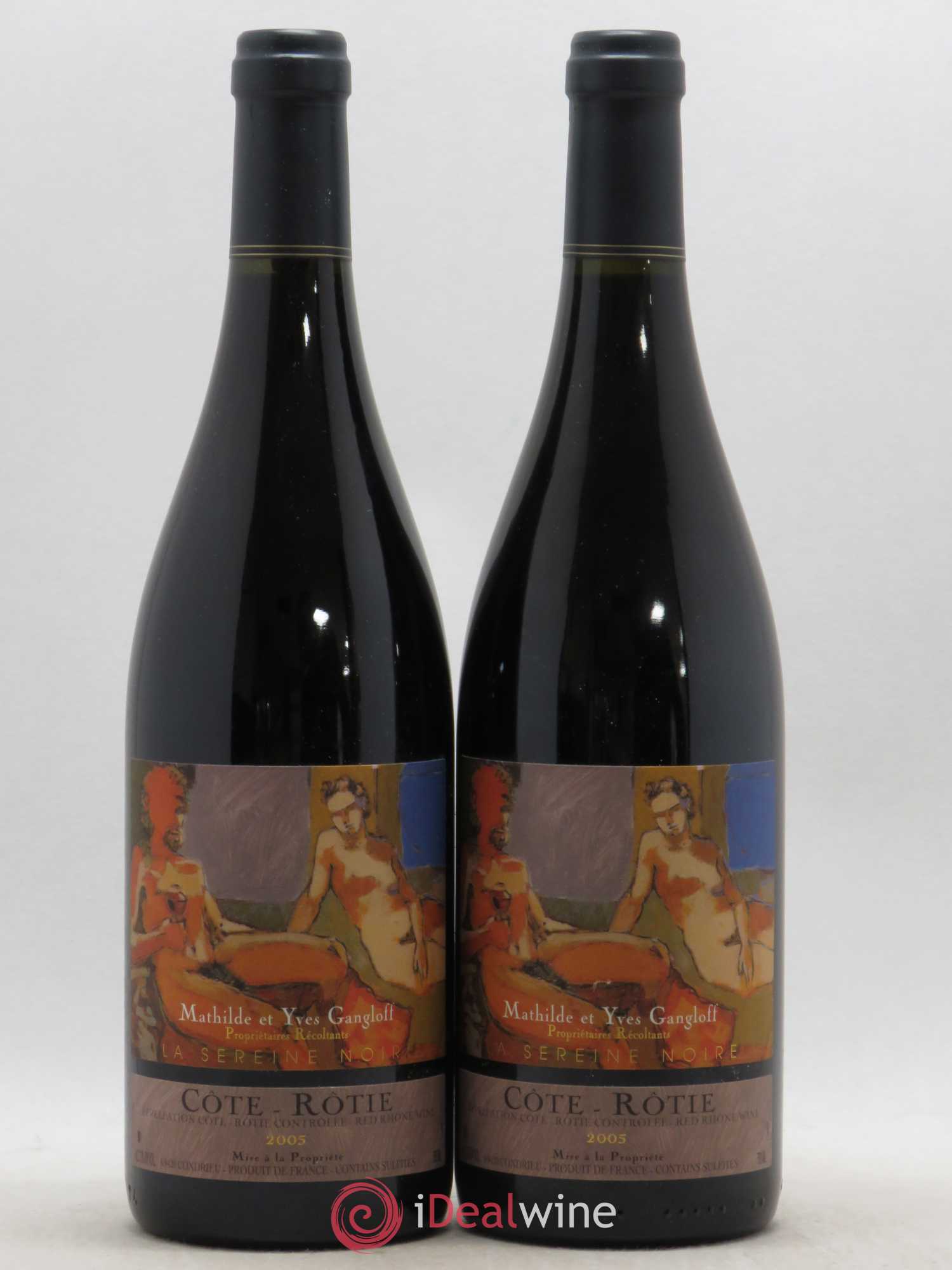 Côte-Rôtie La Sereine Noire Gangloff (Domaine) 2005 - Lotto di 2 bottiglie - 0