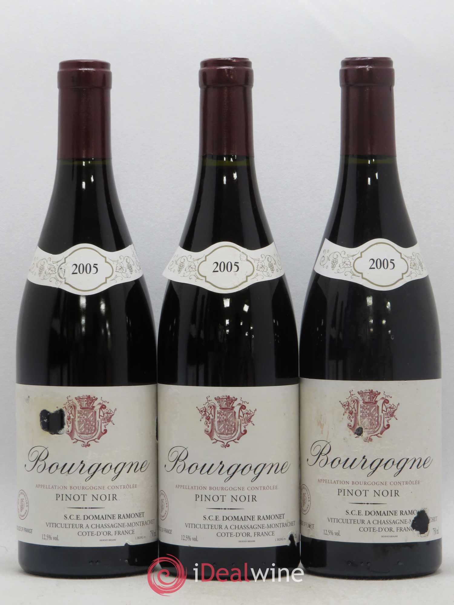 Bourgogne Pinot Noir Domaine Ramonet 2005 - Lot de 6 bouteilles - 1