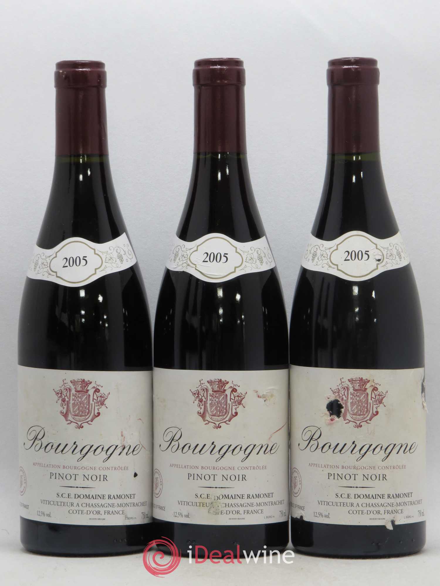 Bourgogne Pinot Noir Domaine Ramonet 2005 - Lot de 6 bouteilles - 2