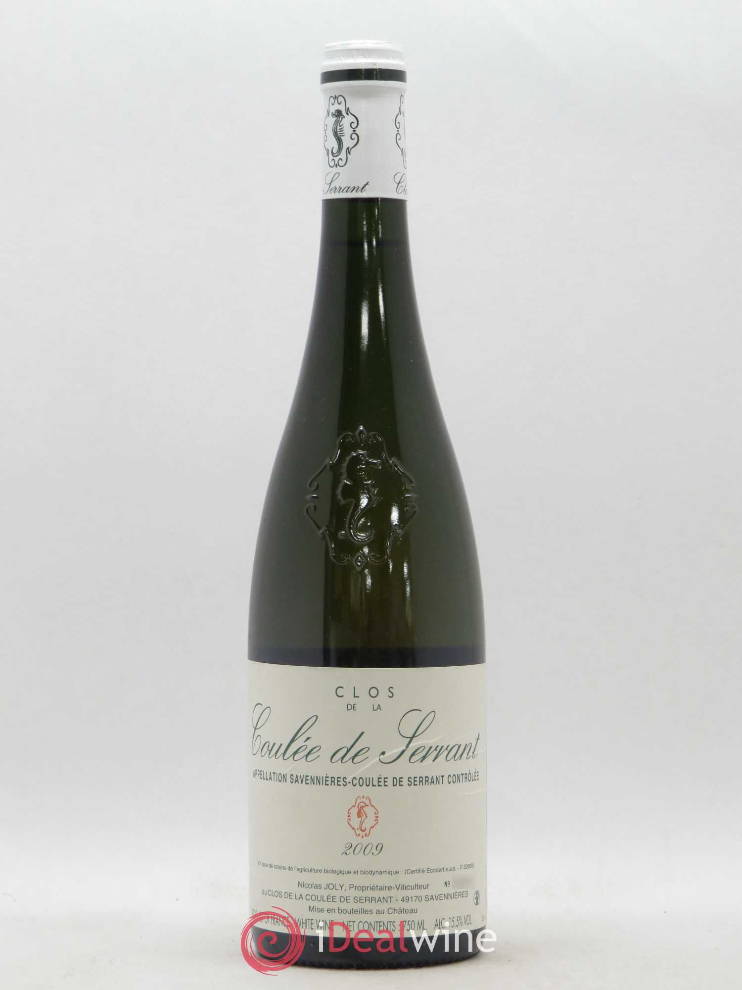 Savennières Clos de la Coulée de Serrant Vignobles de la Coulée de Serrant - Nicolas Joly 2009 - Lot de 1 bouteille - 0
