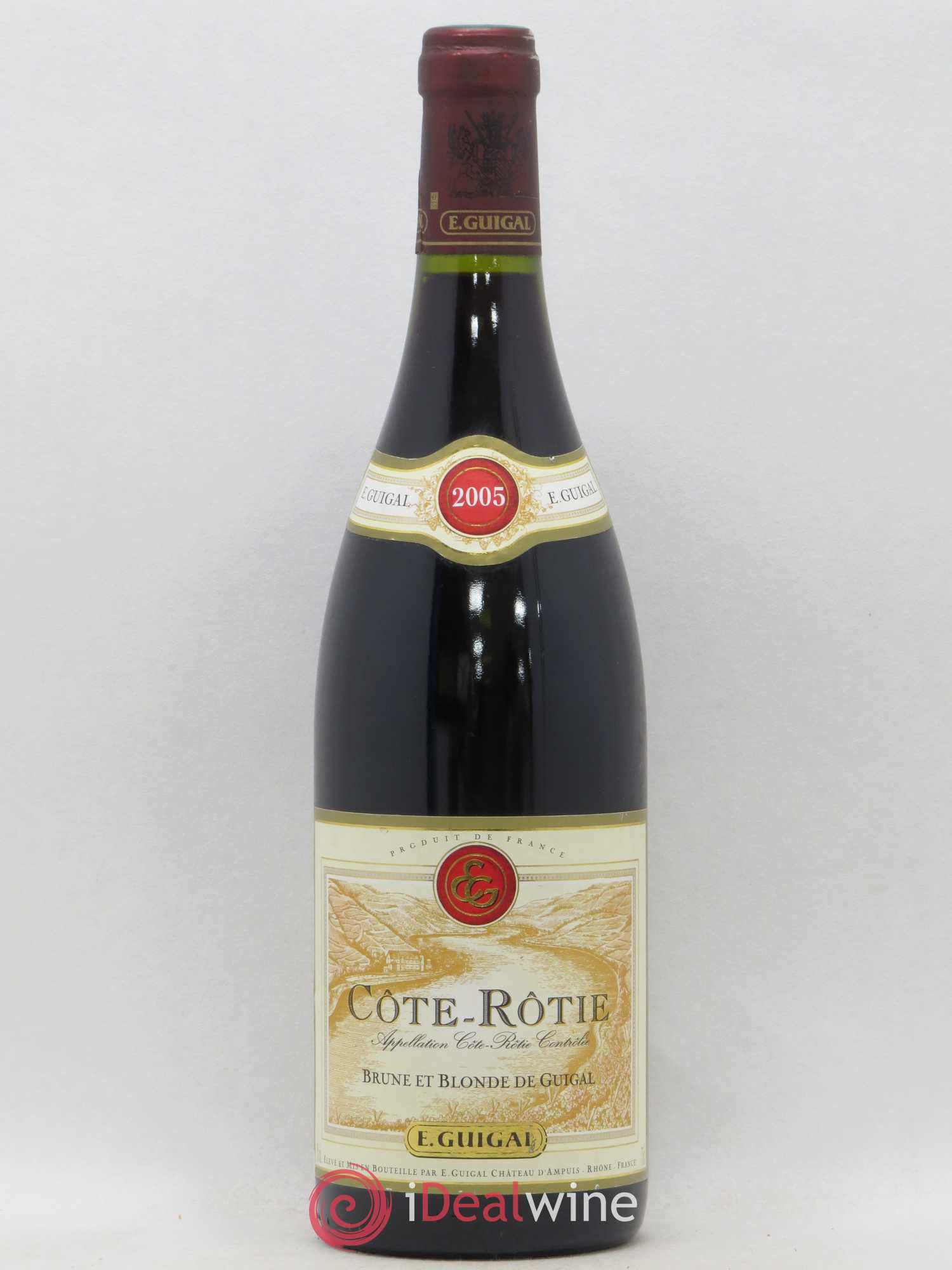 Côte-Rôtie Côtes Brune et Blonde Guigal 2005 - Lot de 1 bouteille - 0