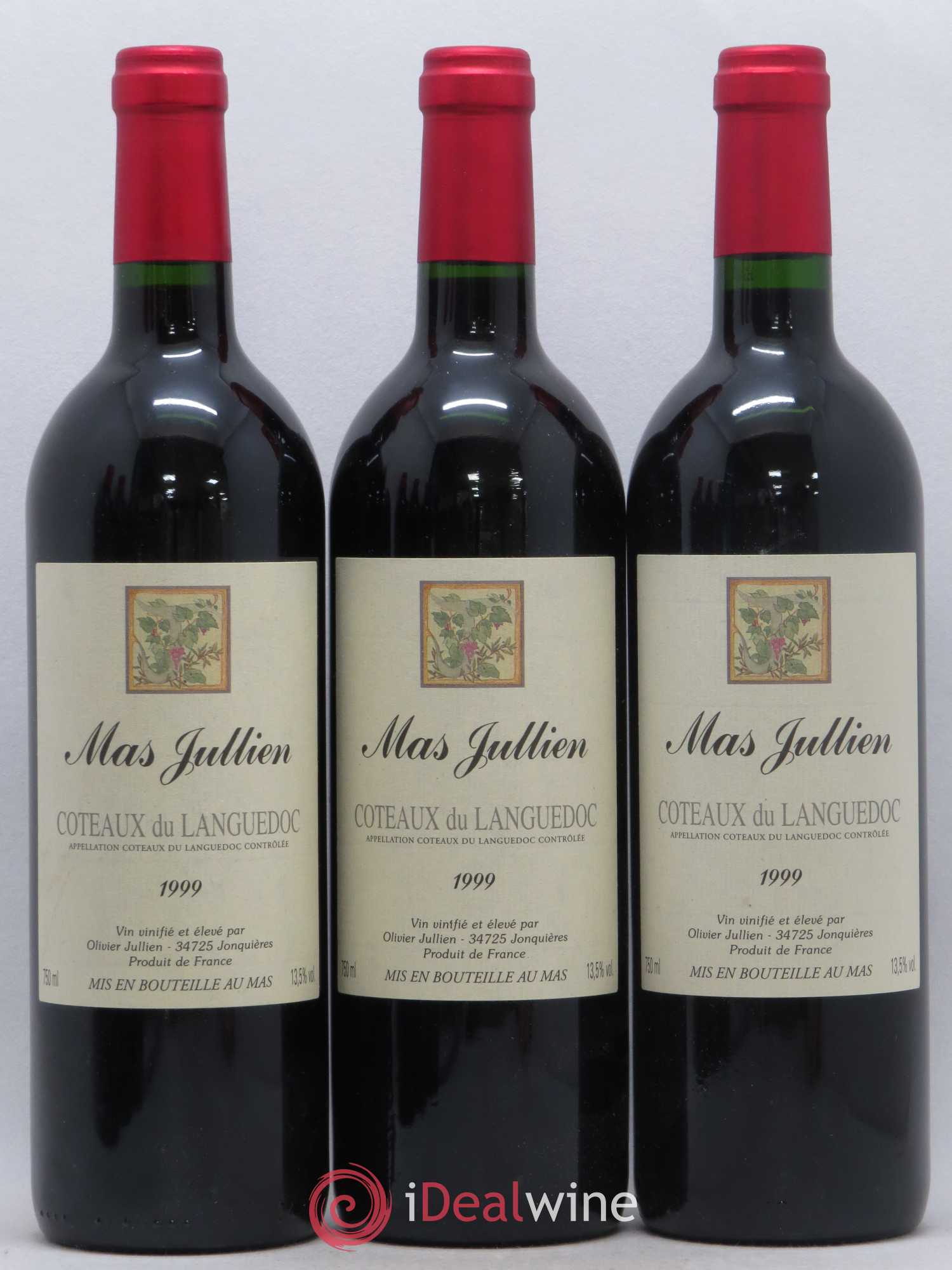 Terrasses du Larzac Mas Jullien Olivier Jullien 1999 - Lot de 6 bouteilles - 1