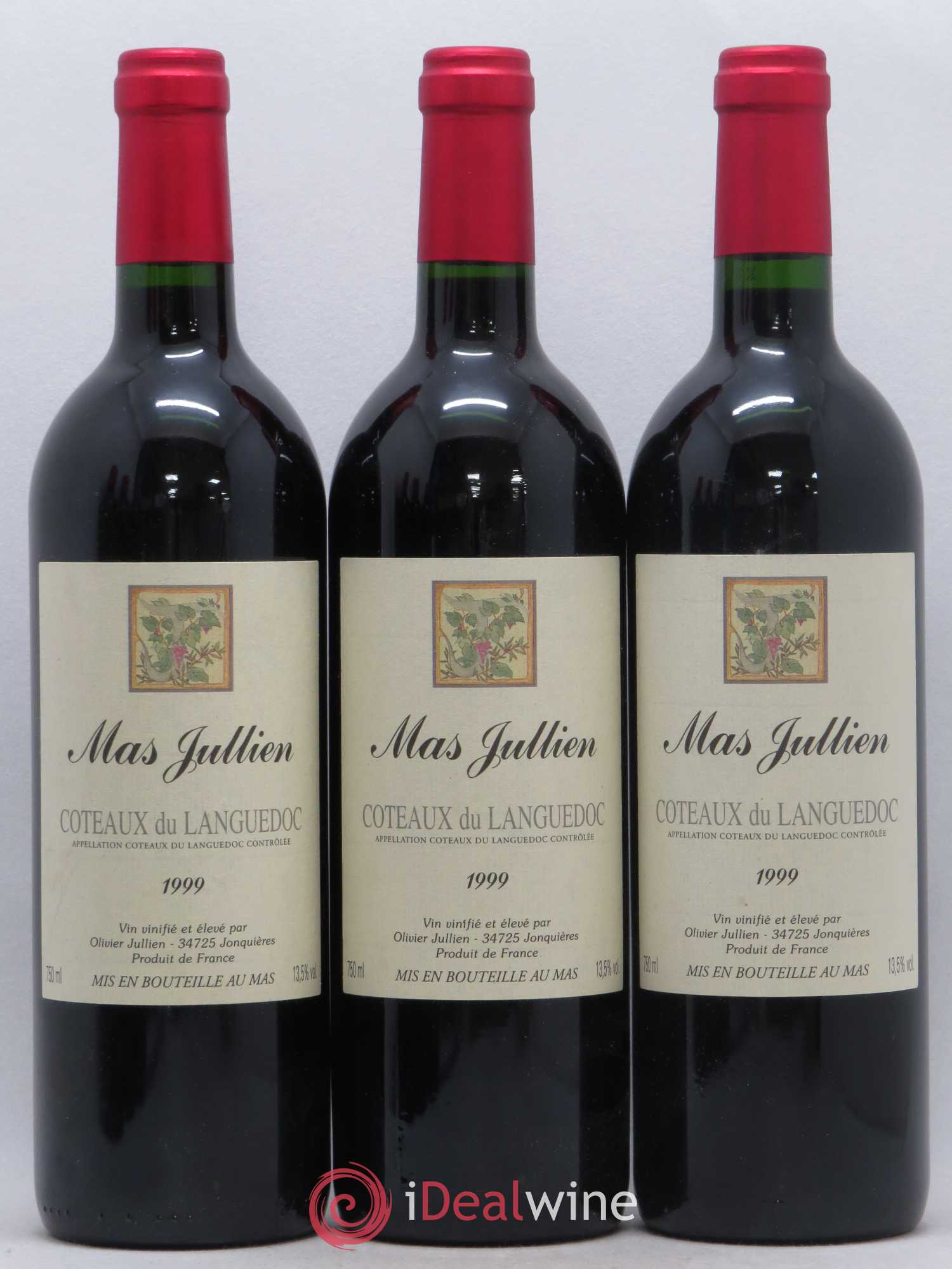 Terrasses du Larzac Mas Jullien Olivier Jullien 1999 - Lot de 6 bouteilles - 2