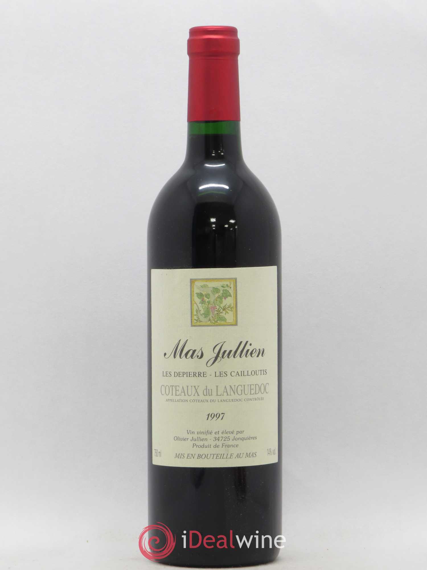 Terrasses du Larzac Mas Jullien Olivier Jullien Les Delpierre Les Cailloutis 1997 - Posten von 1 Flasche - 0
