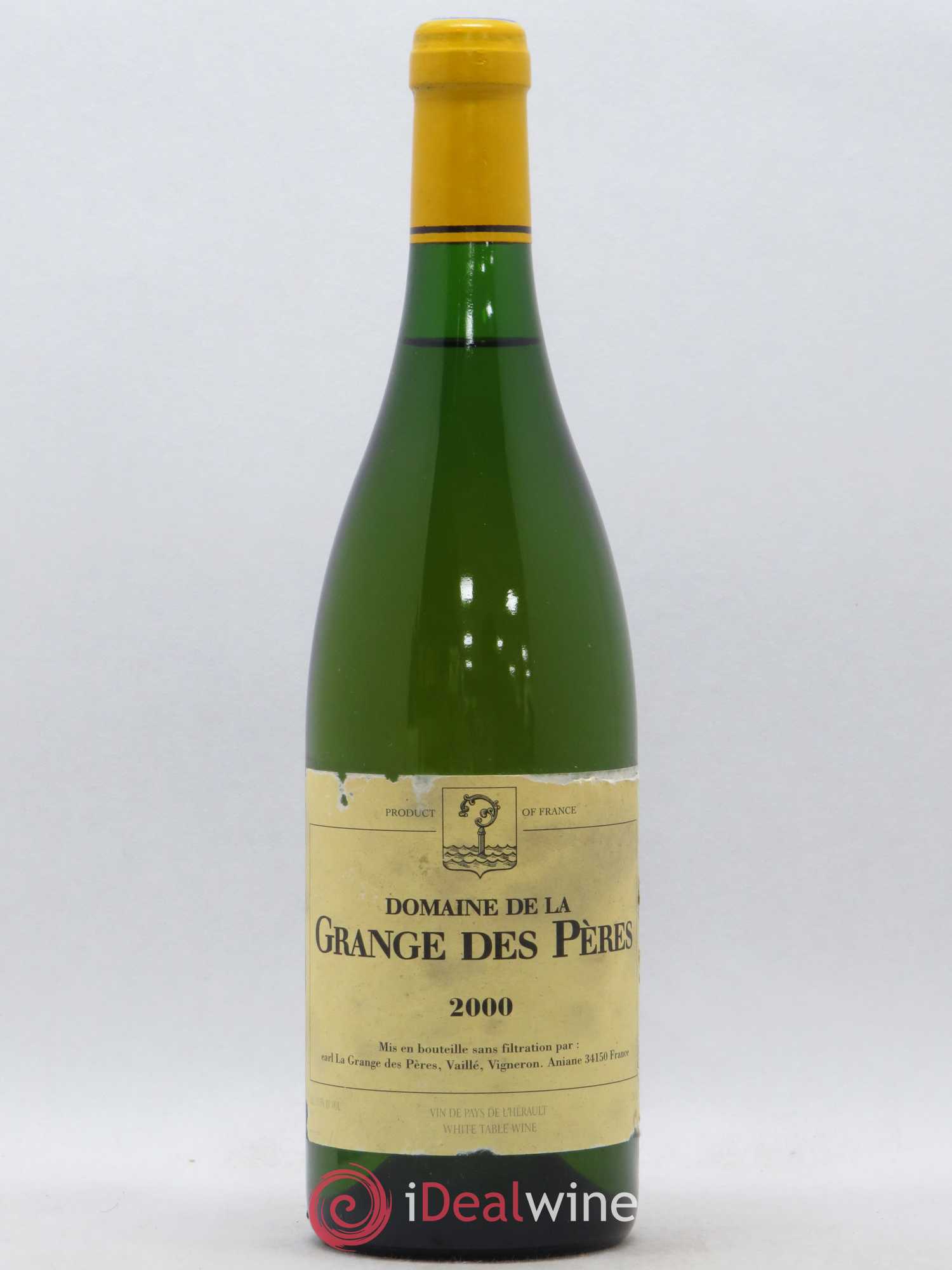 Pays d'Hérault Grange des Pères Laurent Vaillé 2000 - Lot de 1 bouteille - 0
