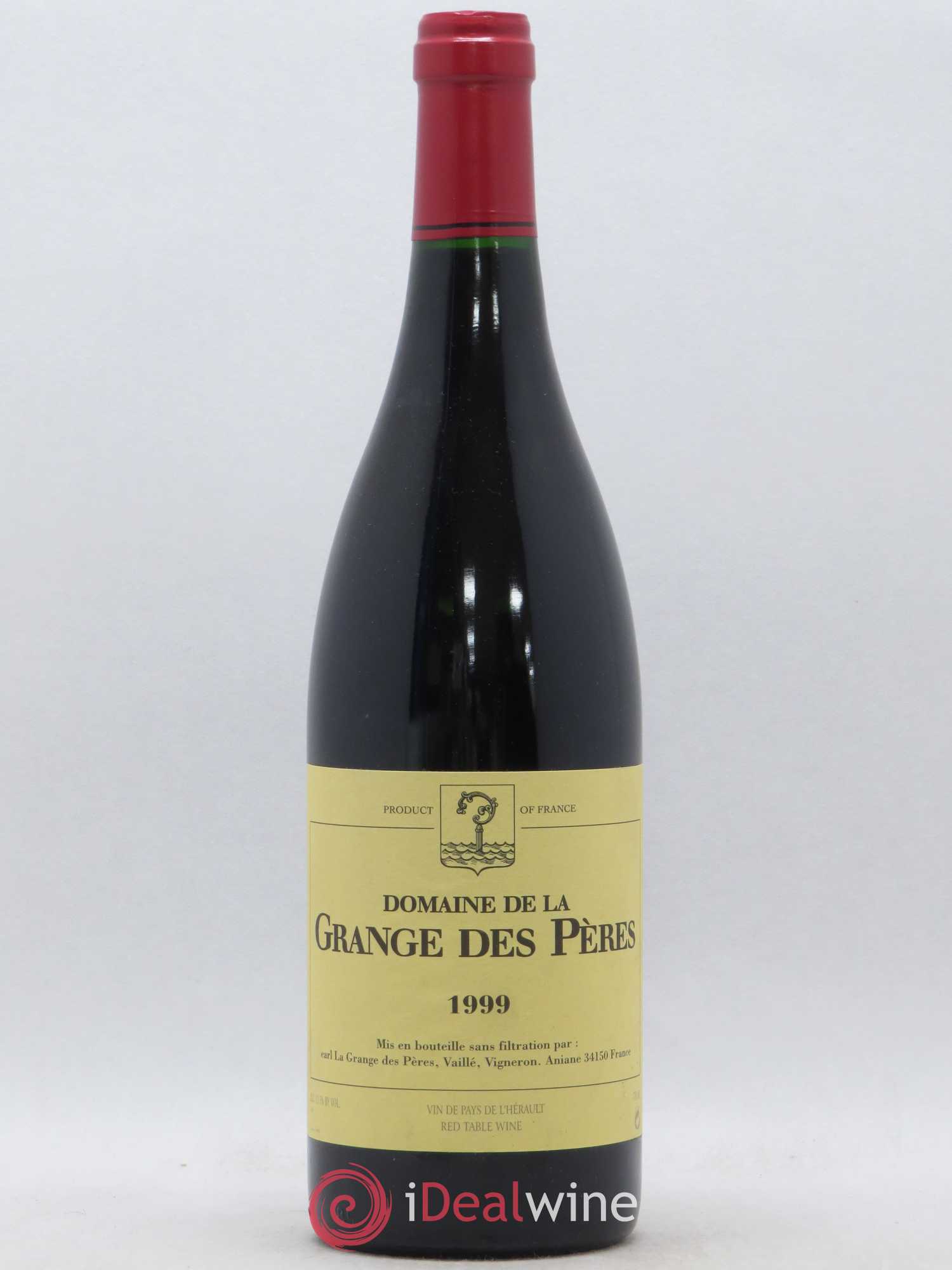 Pays d'Hérault Grange des Pères Laurent Vaillé 1999 - Lot de 1 bouteille - 0