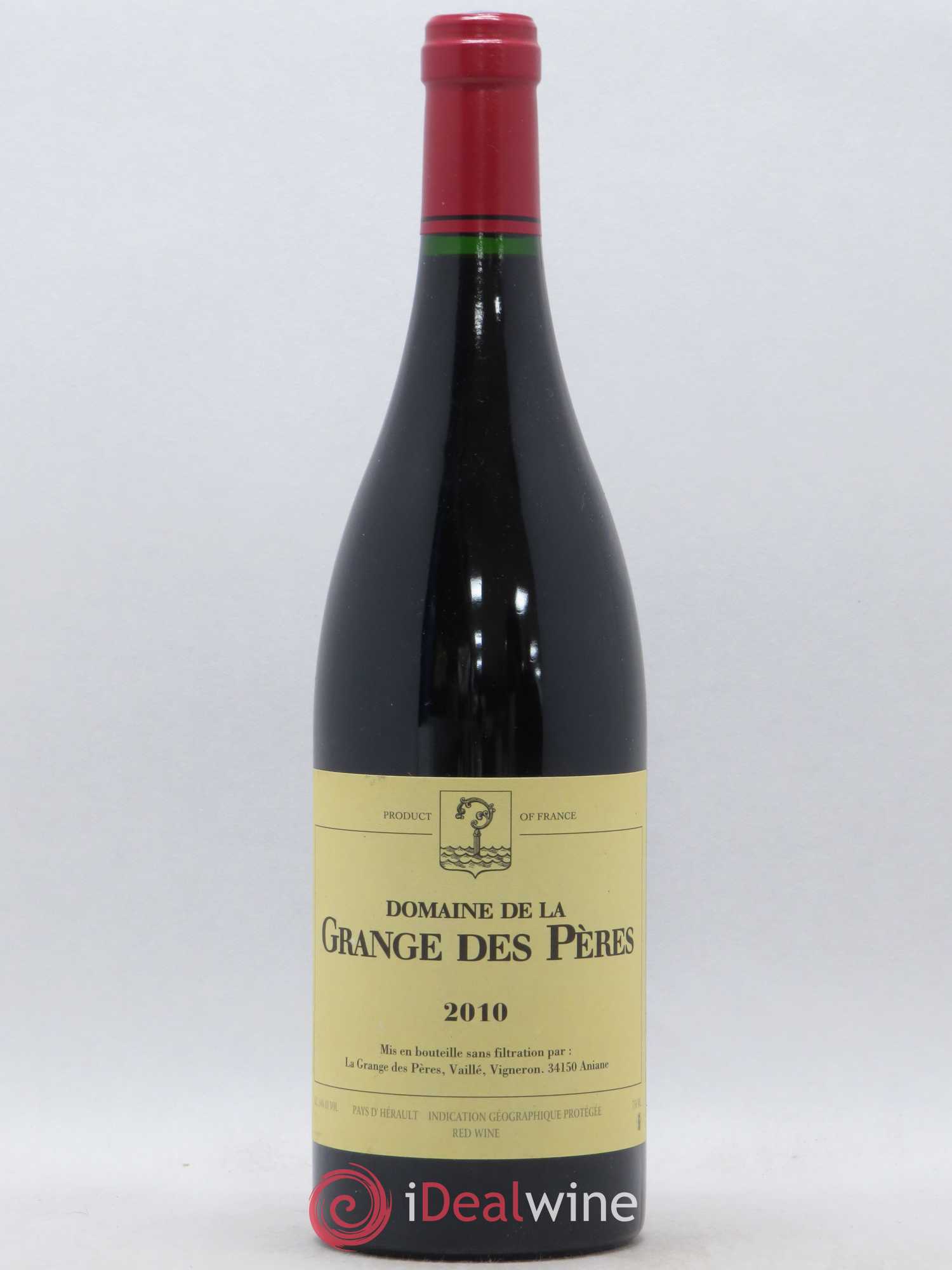 Pays d'Hérault Grange des Pères Laurent Vaillé 2010 - Lot de 1 bouteille - 0