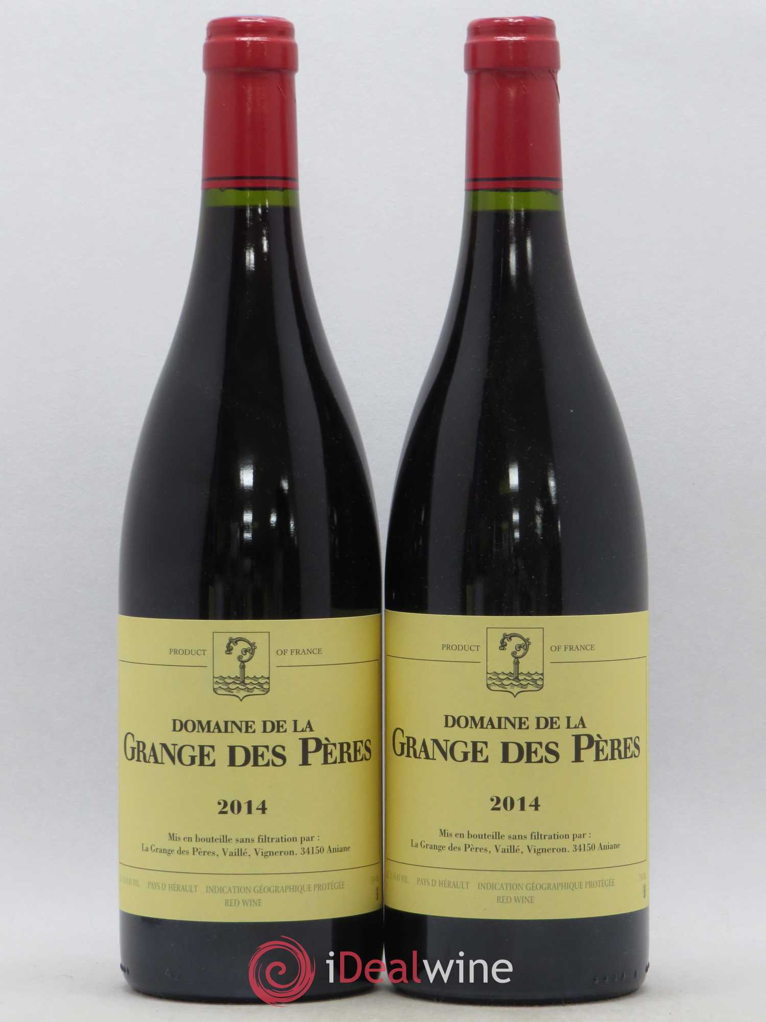 Pays d'Hérault Grange des Pères Laurent Vaillé 2014 - Lot de 2 bouteilles - 0