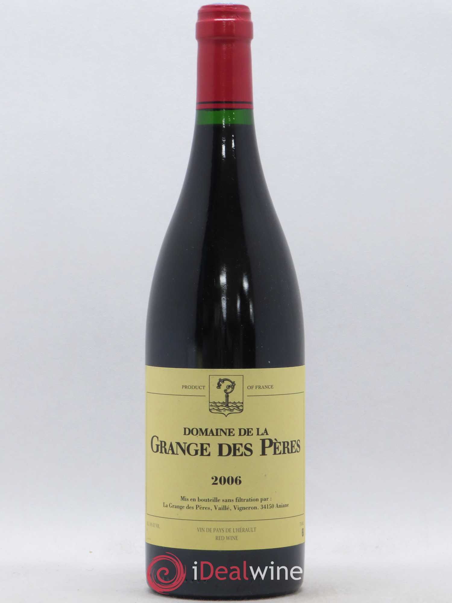 Pays d'Hérault Grange des Pères Laurent Vaillé 2006 - Lot de 1 bouteille - 0