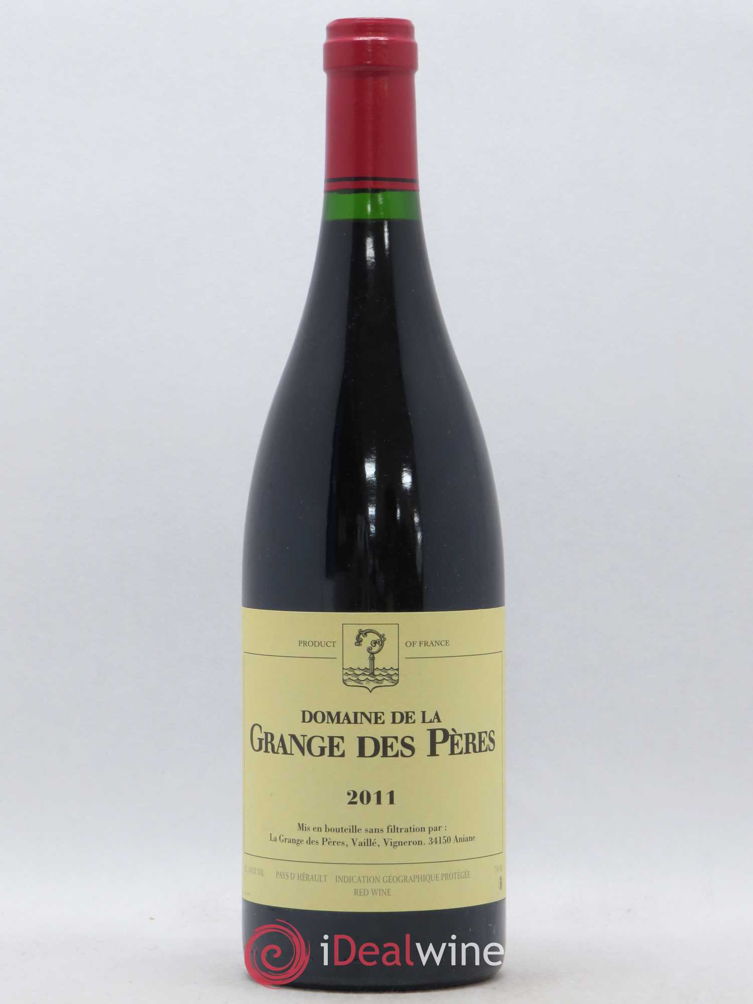 Pays d'Hérault Grange des Pères Laurent Vaillé 2011 - Lot de 1 bouteille - 0