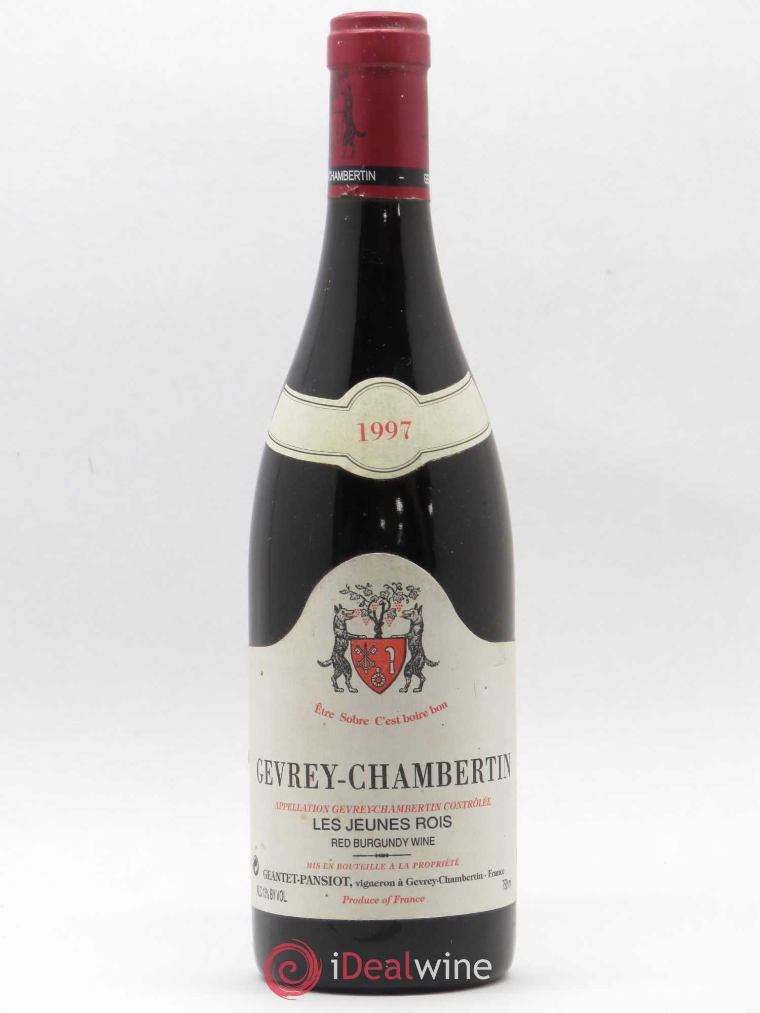 Gevrey-Chambertin Les Jeunes Rois Geantet-Pansiot 1997 - Lot de 1 bouteille - 0