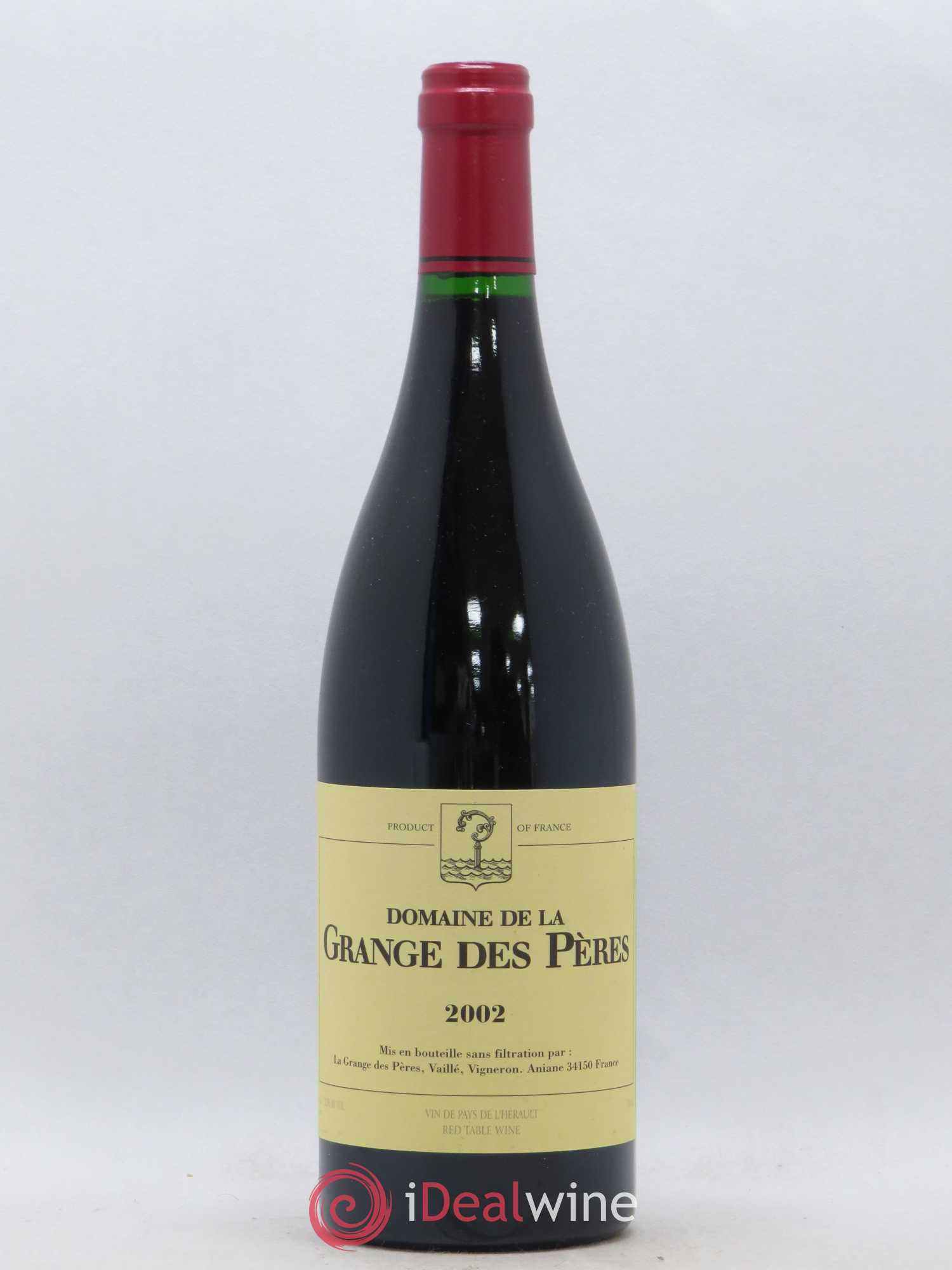 Pays d'Hérault Grange des Pères Laurent Vaillé 2002 - Lot de 1 bouteille - 0
