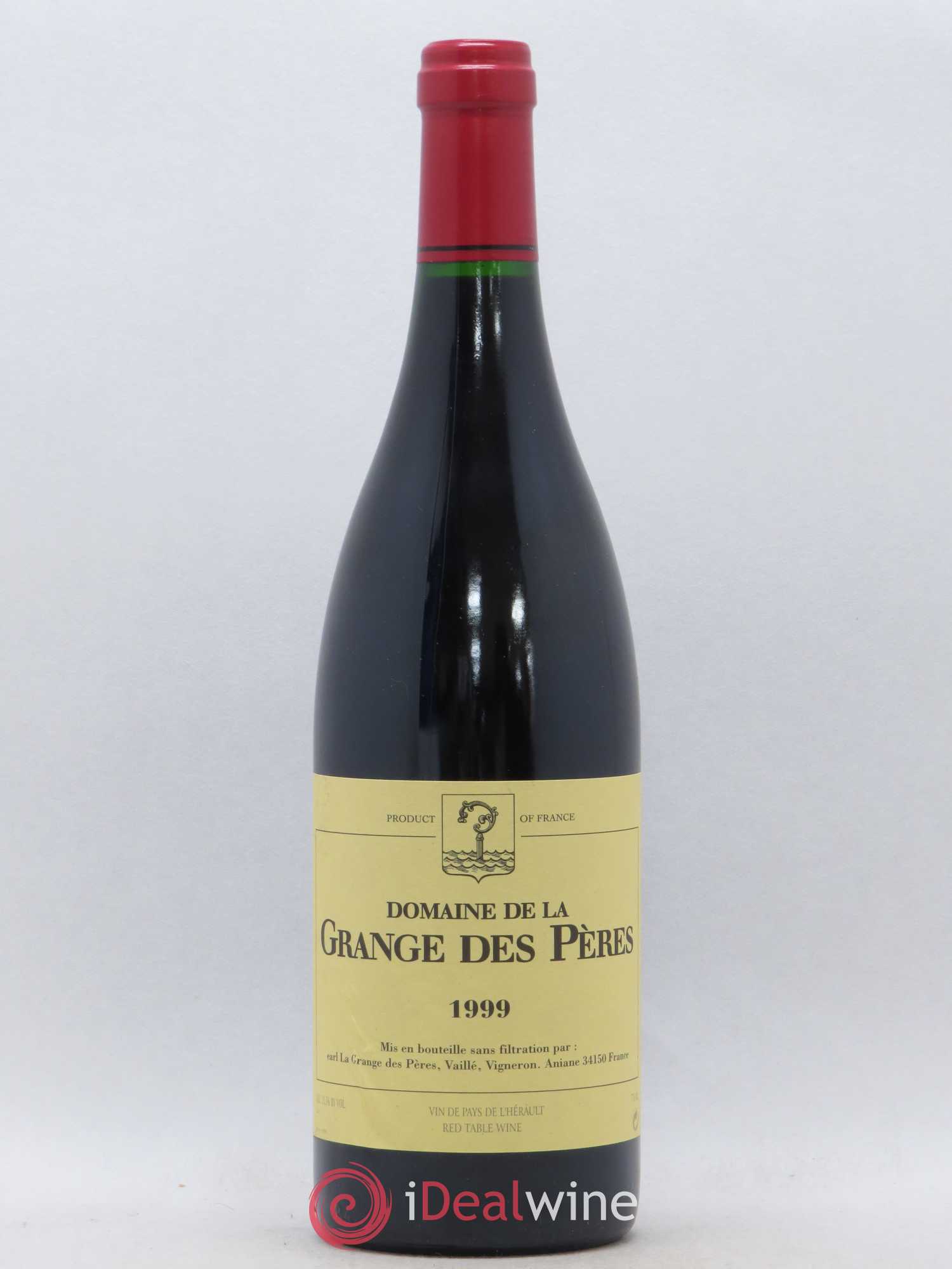 Pays d'Hérault Grange des Pères Laurent Vaillé 1999 - Lot de 1 bouteille - 0