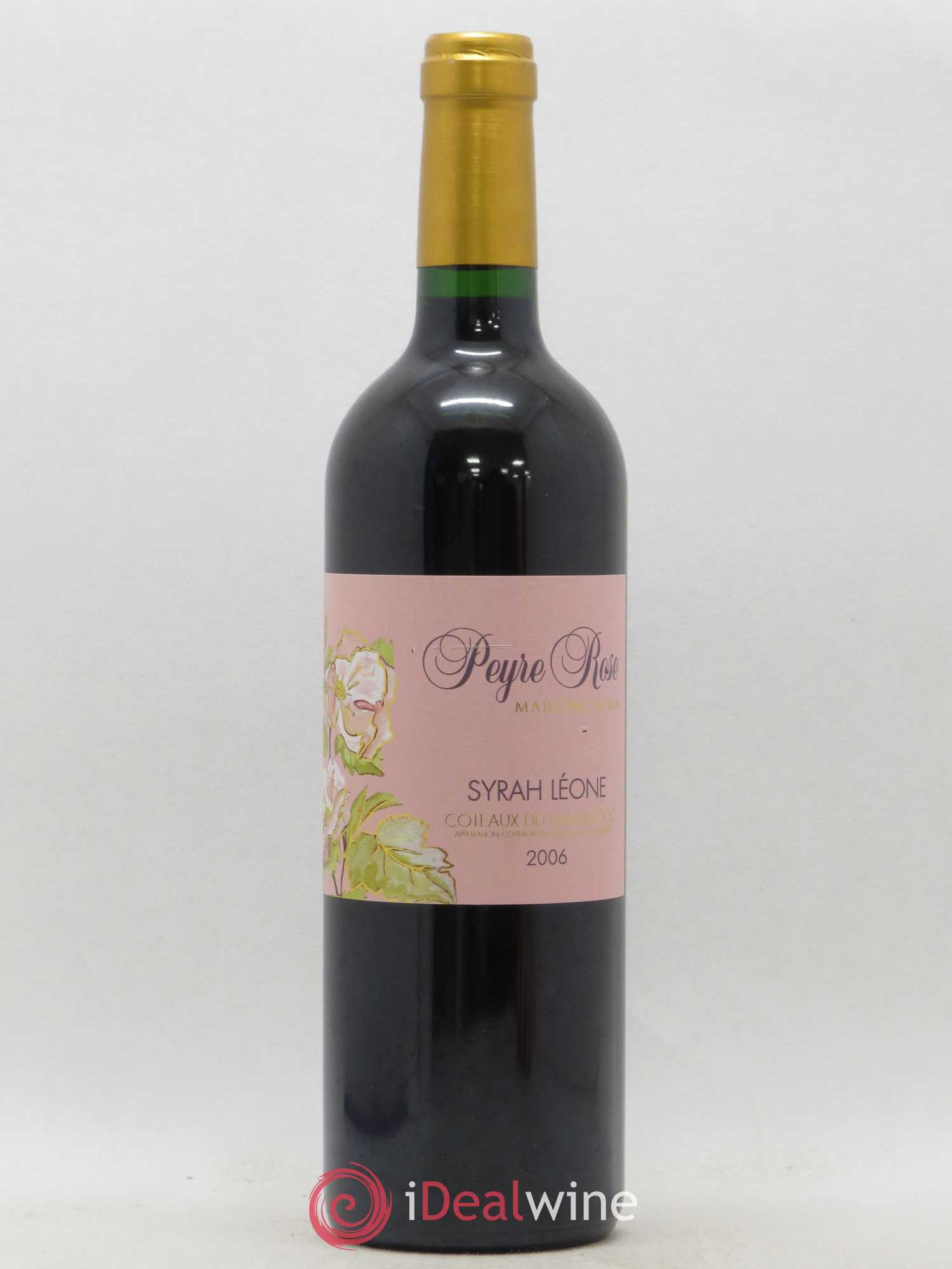 Coteaux du Languedoc Domaine Peyre Rose Belle Léone (anciennement Syrah Léone) Marlène Soria 2006 - Lot de 1 bouteille - 0