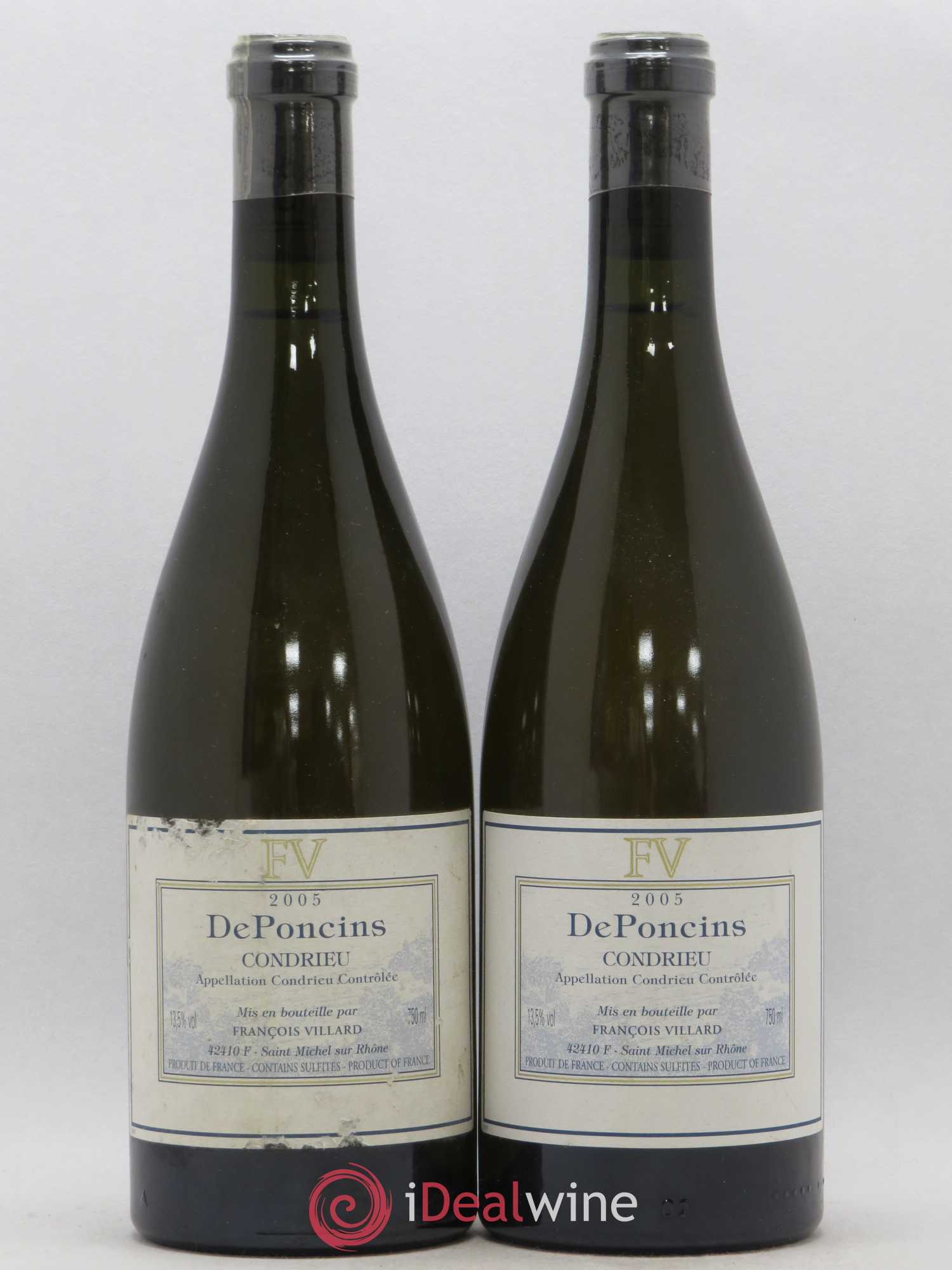 Condrieu Deponcins François Villard 2005 - Lot de 2 bouteilles - 0