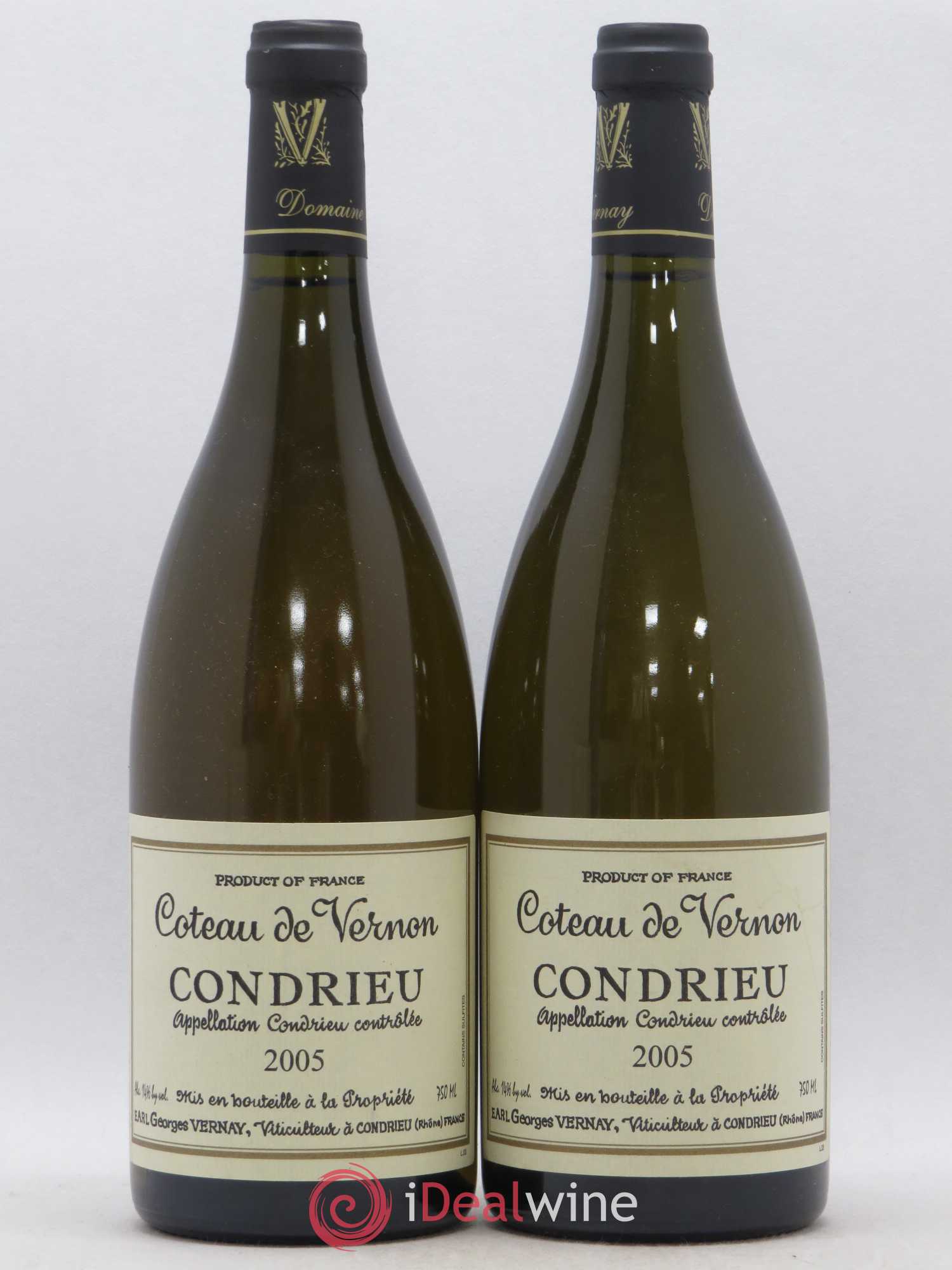 Condrieu Coteau de Vernon Georges Vernay 2005 - Lot de 2 bouteilles - 0