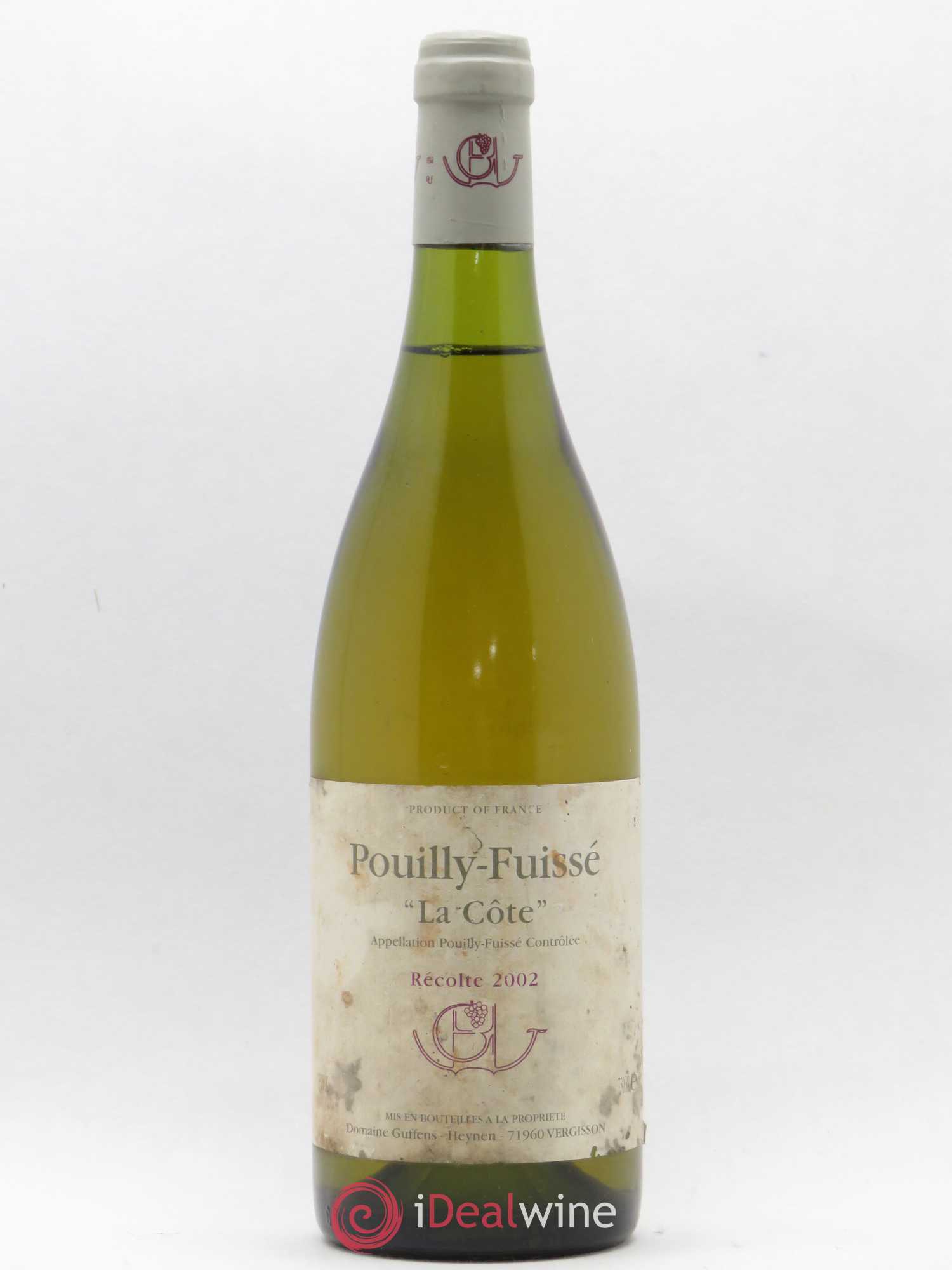 Pouilly-Fuissé La Côte Guffens-Heynen (Domaine) 2002 - Posten von 1 Flasche - 0