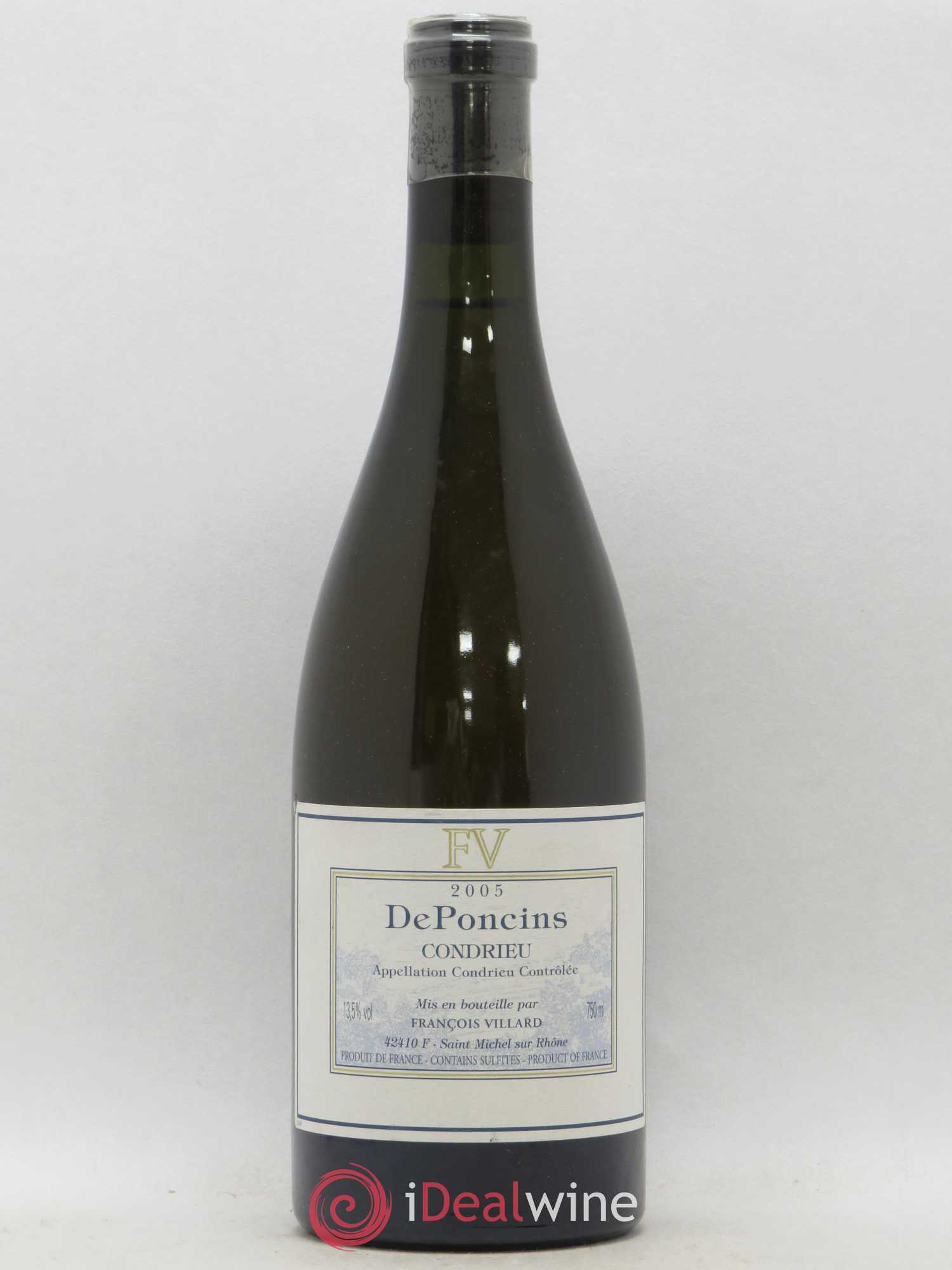Condrieu Deponcins François Villard 2005 - Lot de 1 bouteille - 0