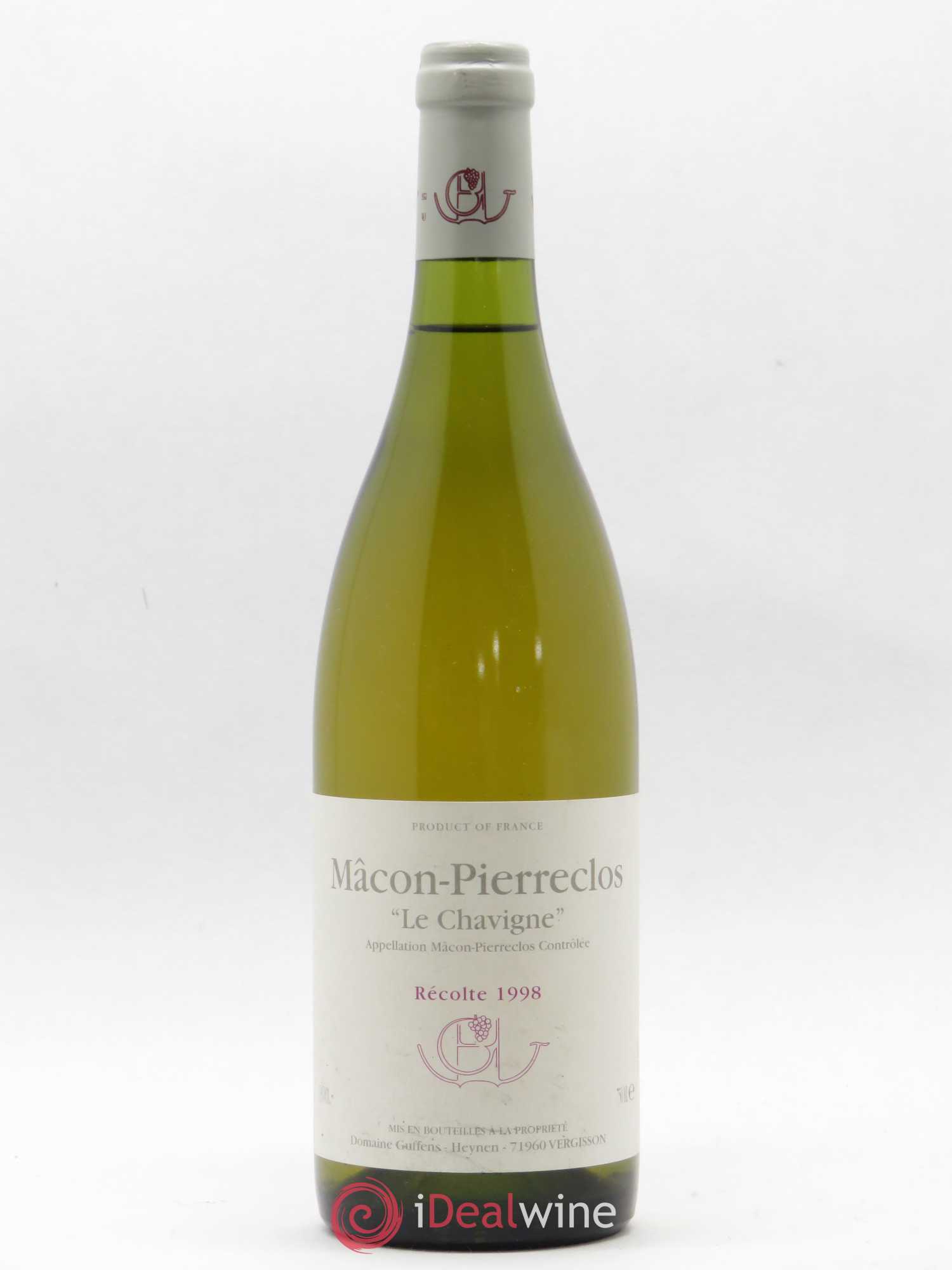 Mâcon-Pierreclos Le Chavigne Guffens-Heynen 1998 - Posten von 1 Flasche - 0