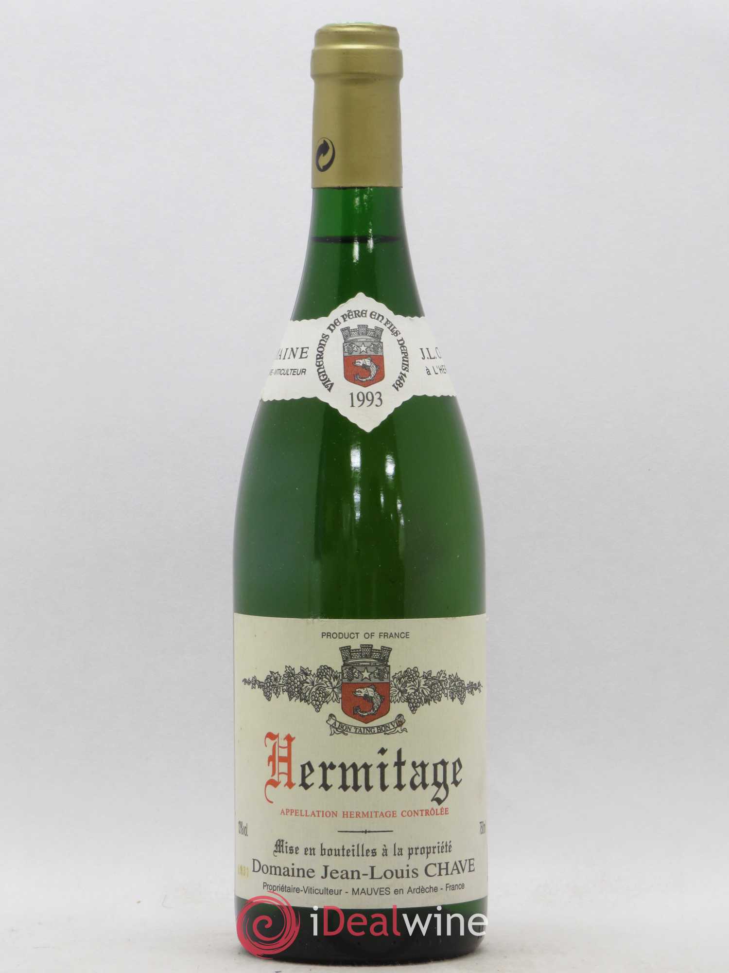 Hermitage Jean-Louis Chave 1993 - Lot de 1 bouteille - 0