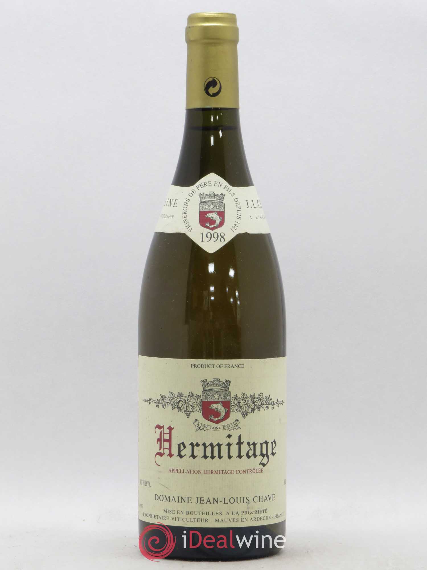 Hermitage Jean-Louis Chave 1998 - Lot de 1 bouteille - 0