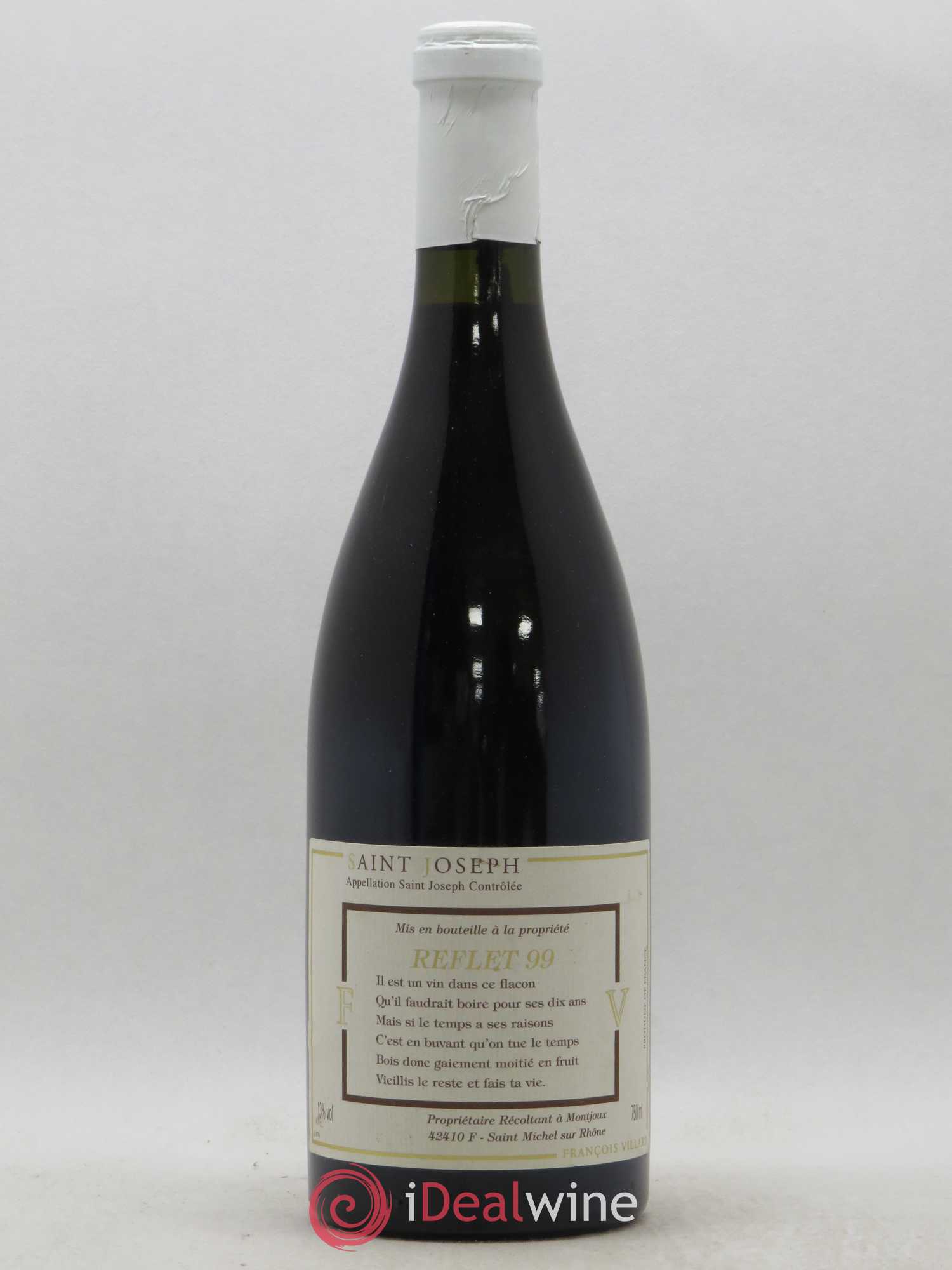 Saint-Joseph Reflet François Villard 1999 - Lot de 1 bouteille - 0