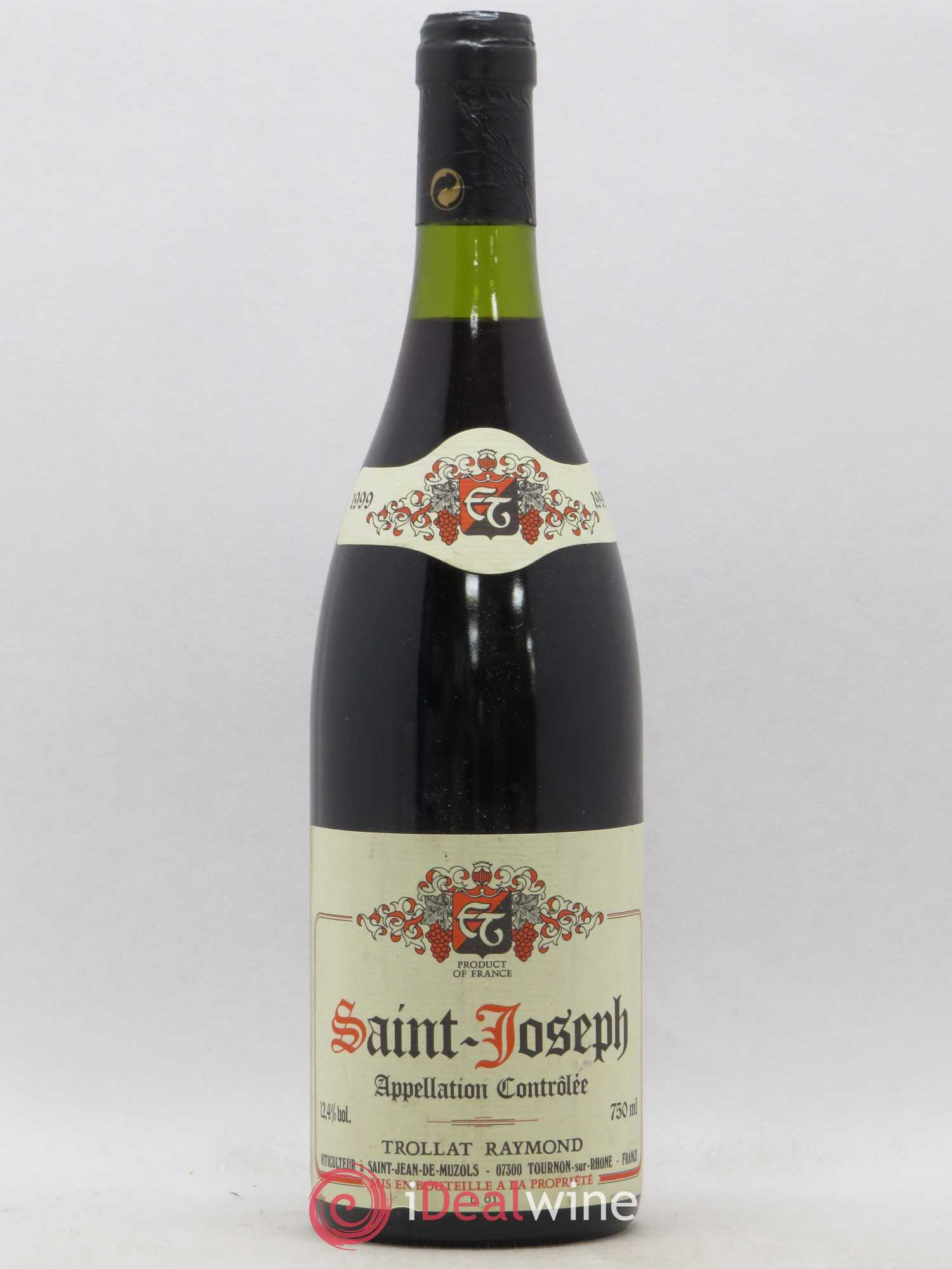 Saint-Joseph Raymond Trollat 1999 - Lot de 1 bouteille - 0