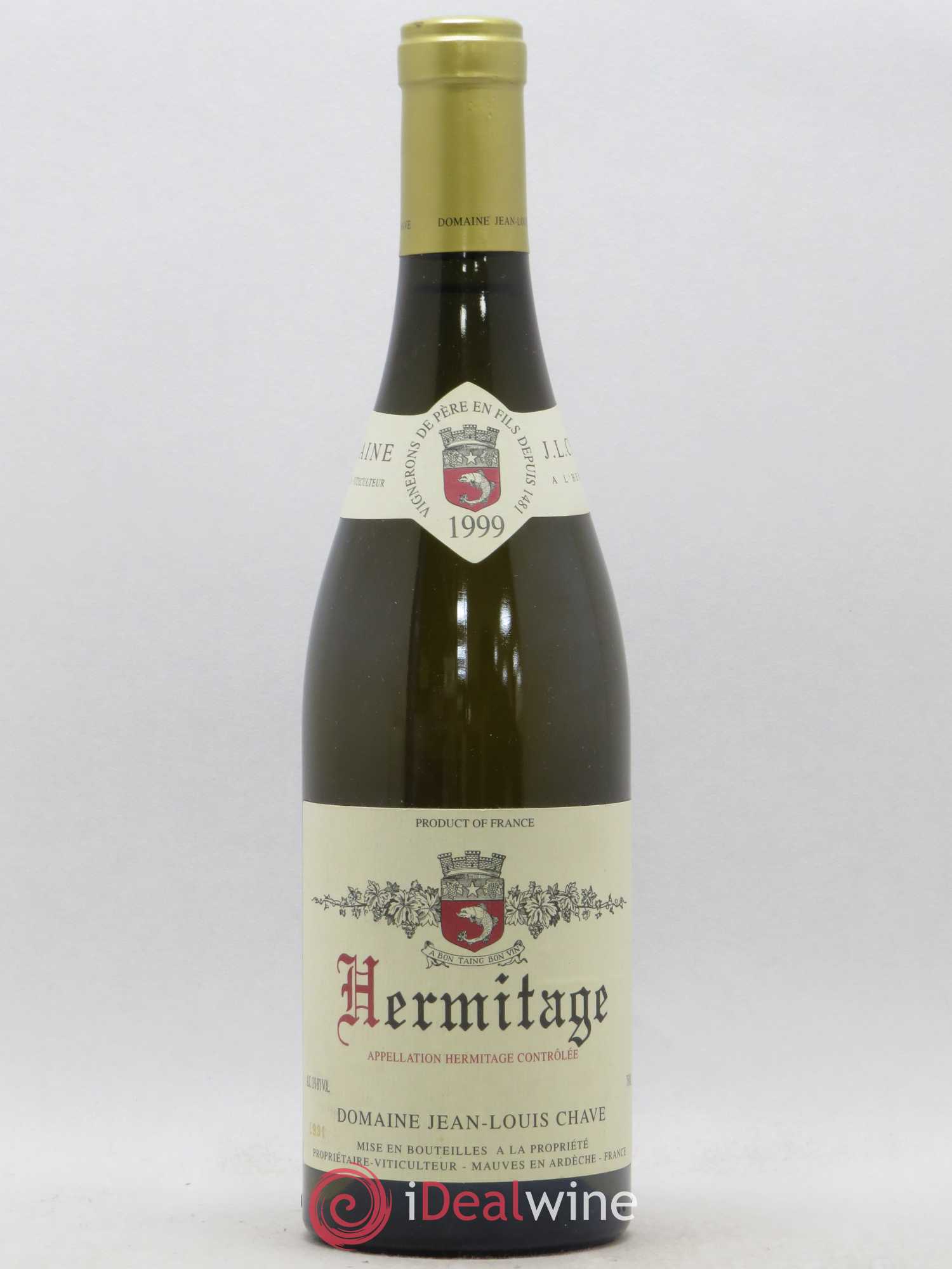 Hermitage Jean-Louis Chave 1999 - Lot de 1 bouteille - 0