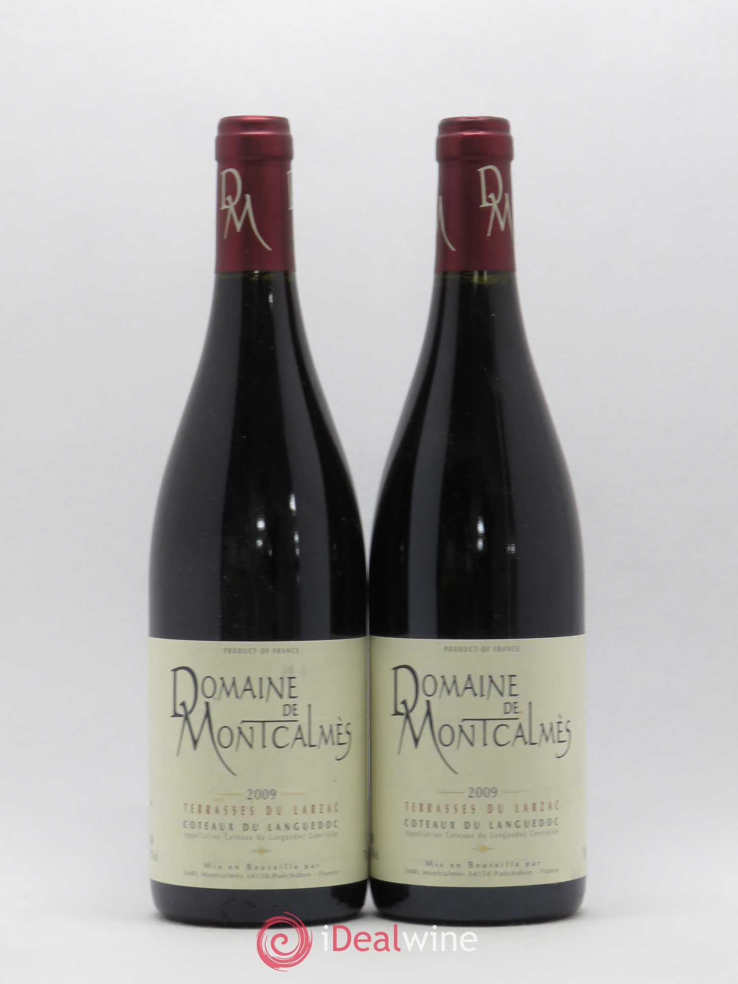 Terrasses du Larzac Domaine de Montcalmès Frédéric Pourtalié 2009 - Lot de 2 bouteilles - 0