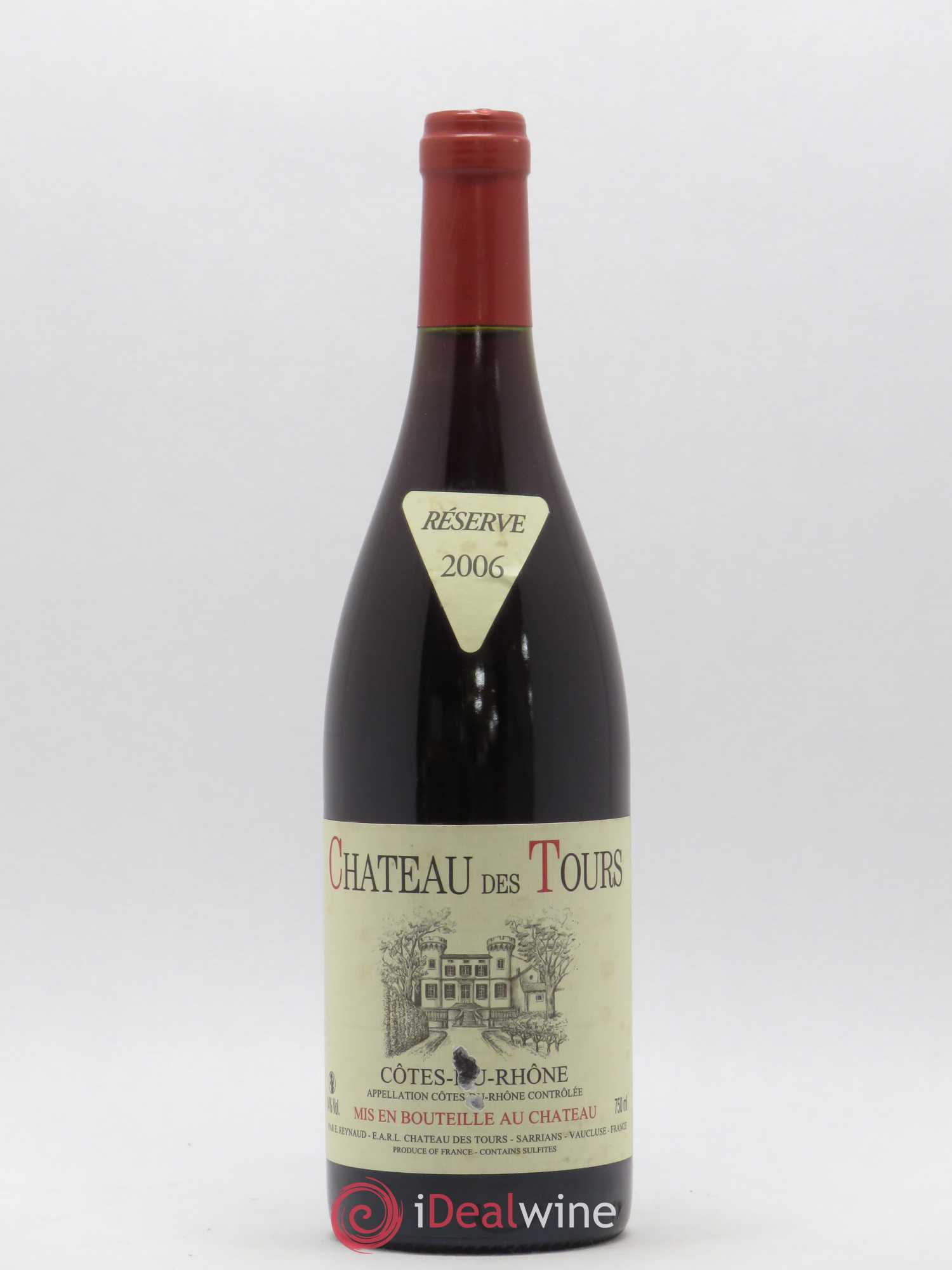 Côtes-du-Rhône Château des Tours Emmanuel Reynaud 2006 - Lot de 1 bouteille - 0