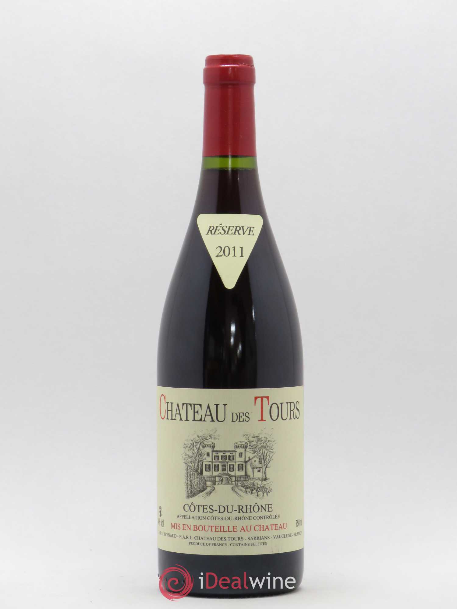 Côtes-du-Rhône Château des Tours Emmanuel Reynaud 2011 - Lot de 1 bouteille - 0