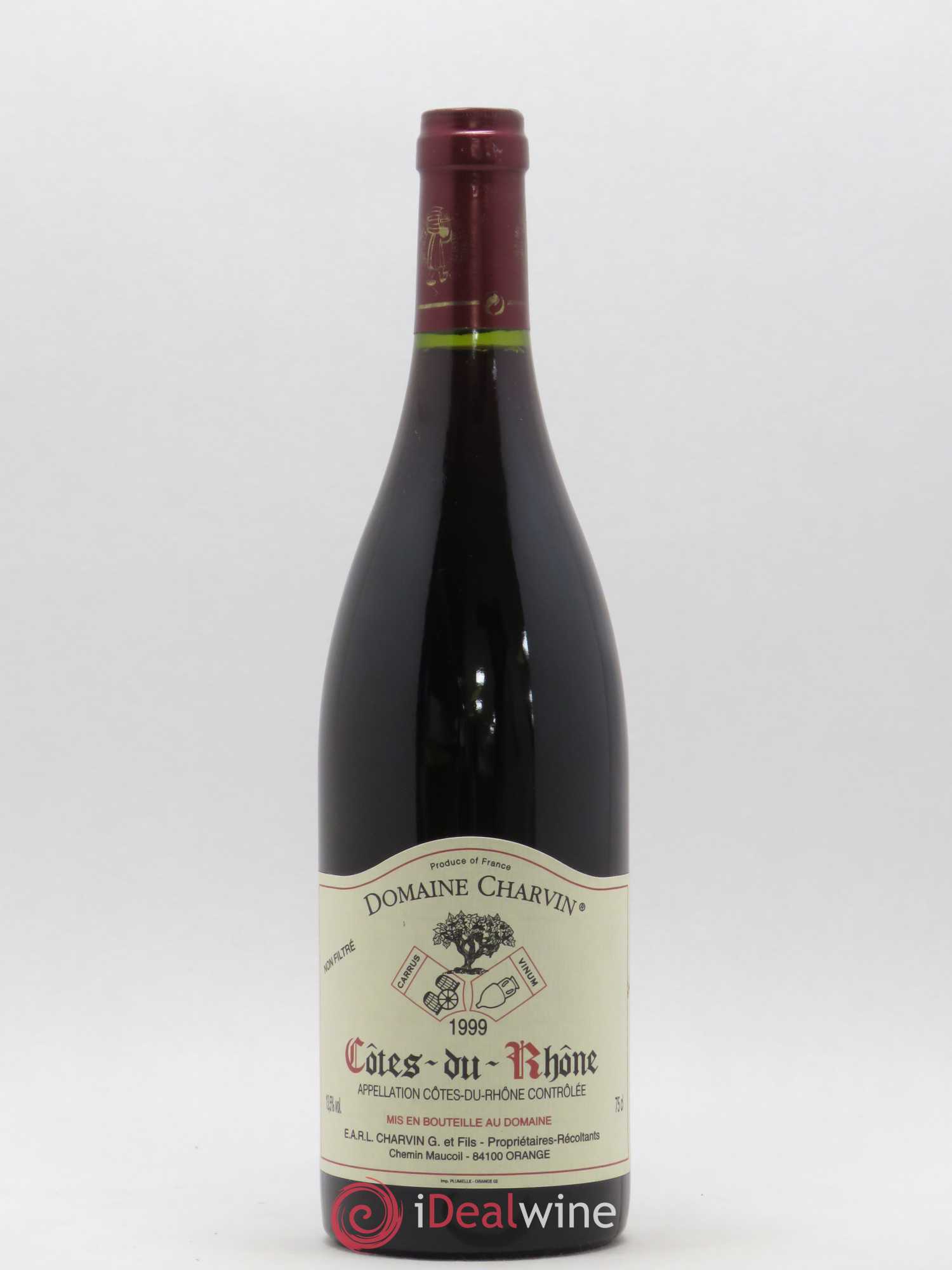 Côtes-du-Rhône Charvin (Domaine) 1999 - Lot de 1 bouteille - 0