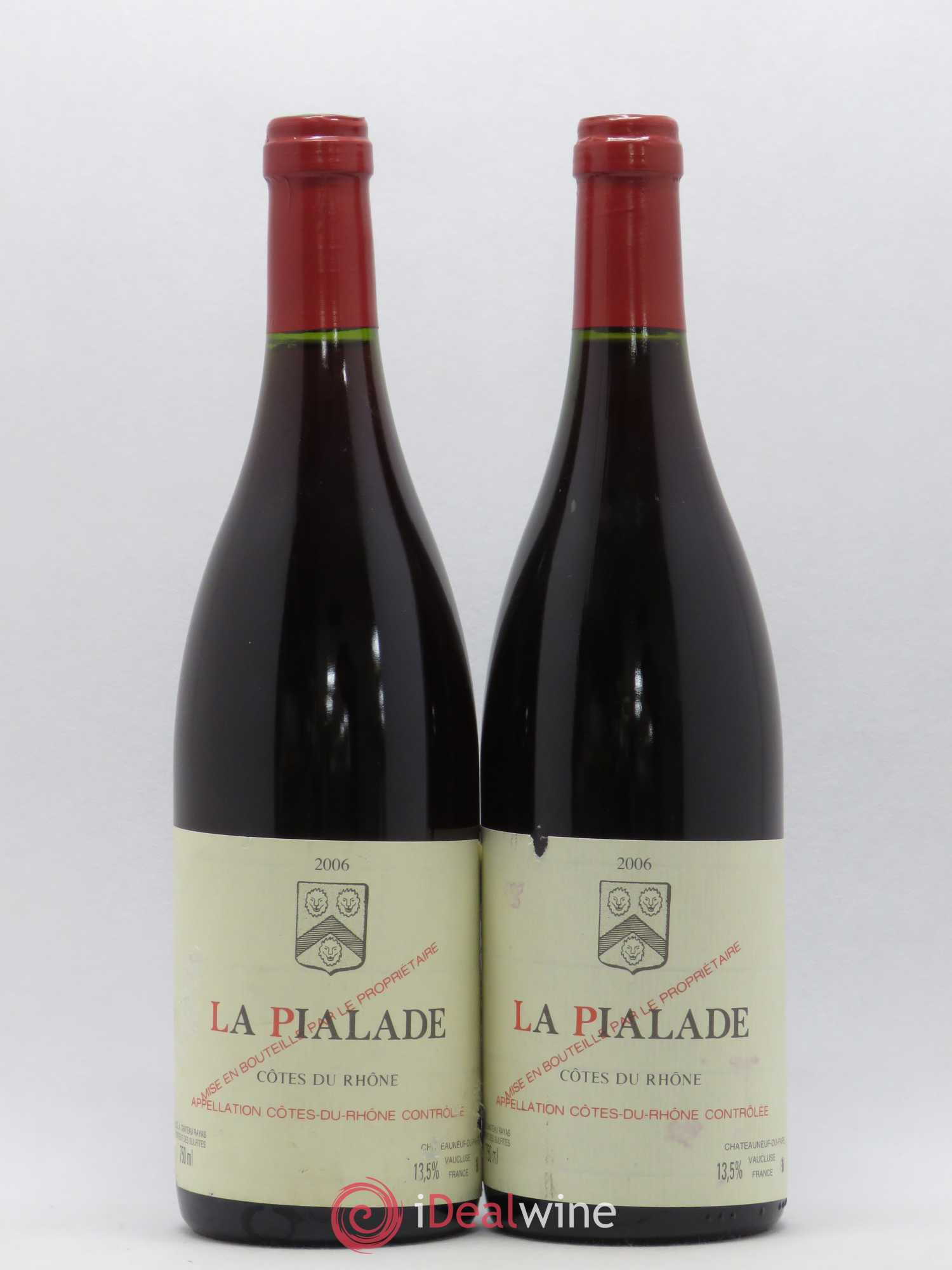 Côtes-du-Rhône La Pialade Emmanuel Reynaud 2006 - Lot de 2 bouteilles - 0