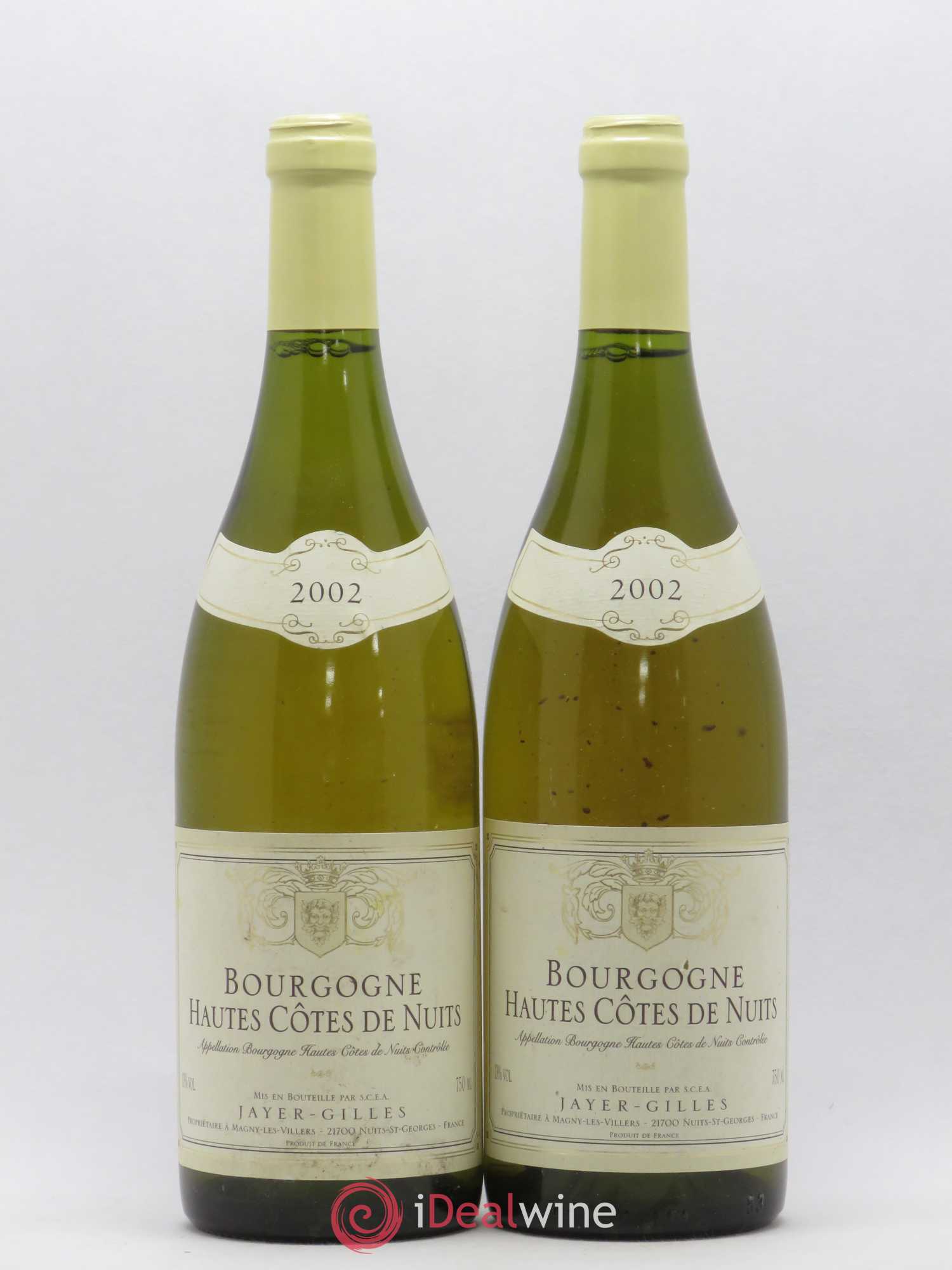 Hautes-Côtes de Nuits Jayer-Gilles 2002 - Posten von 2 Flaschen - 0