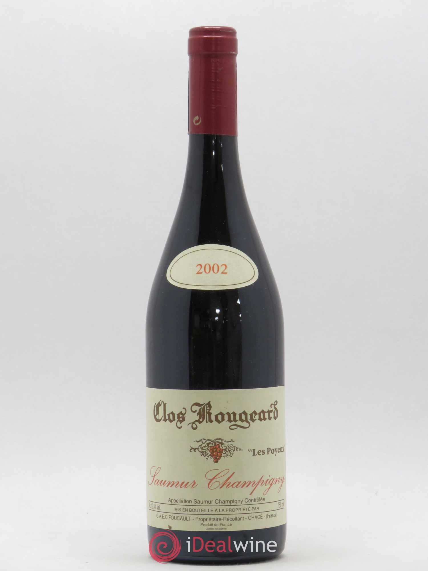 Saumur-Champigny Les Poyeux Clos Rougeard 2002 - Lot de 1 bouteille - 0