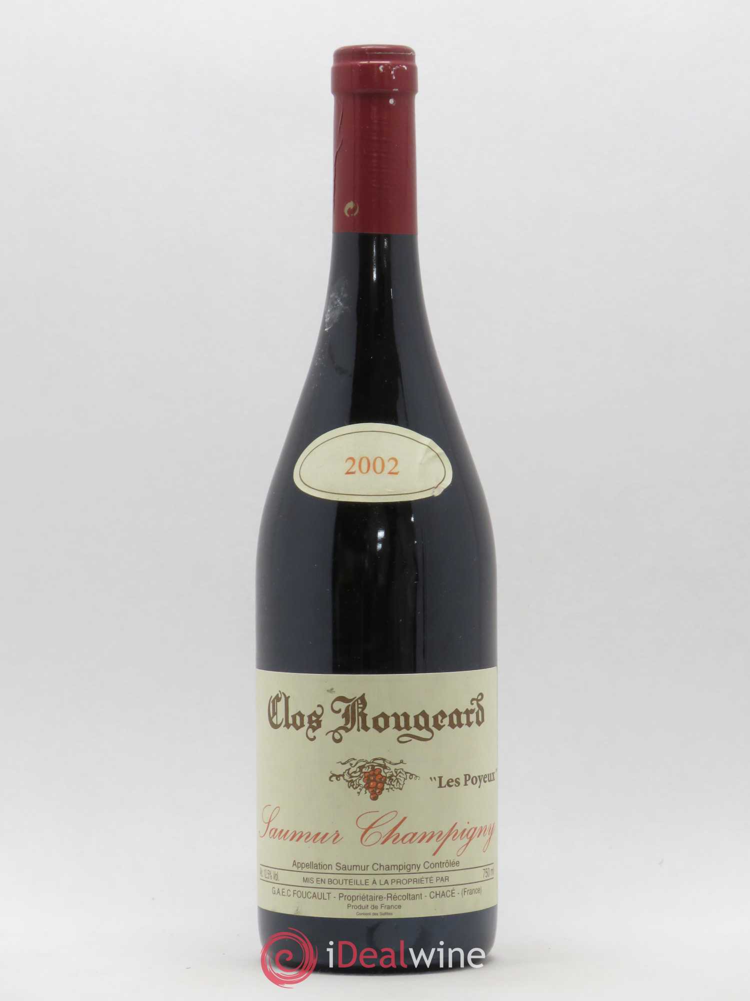 Saumur-Champigny Les Poyeux Clos Rougeard 2002 - Lot de 1 bouteille - 0