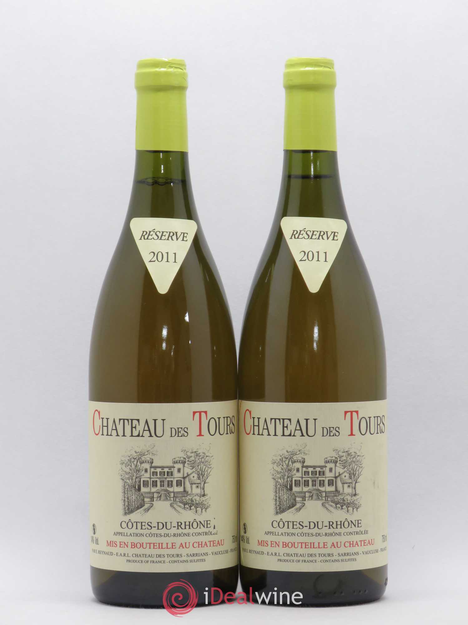 Côtes-du-Rhône Château des Tours Emmanuel Reynaud 2011 - Lot de 2 bouteilles - 0
