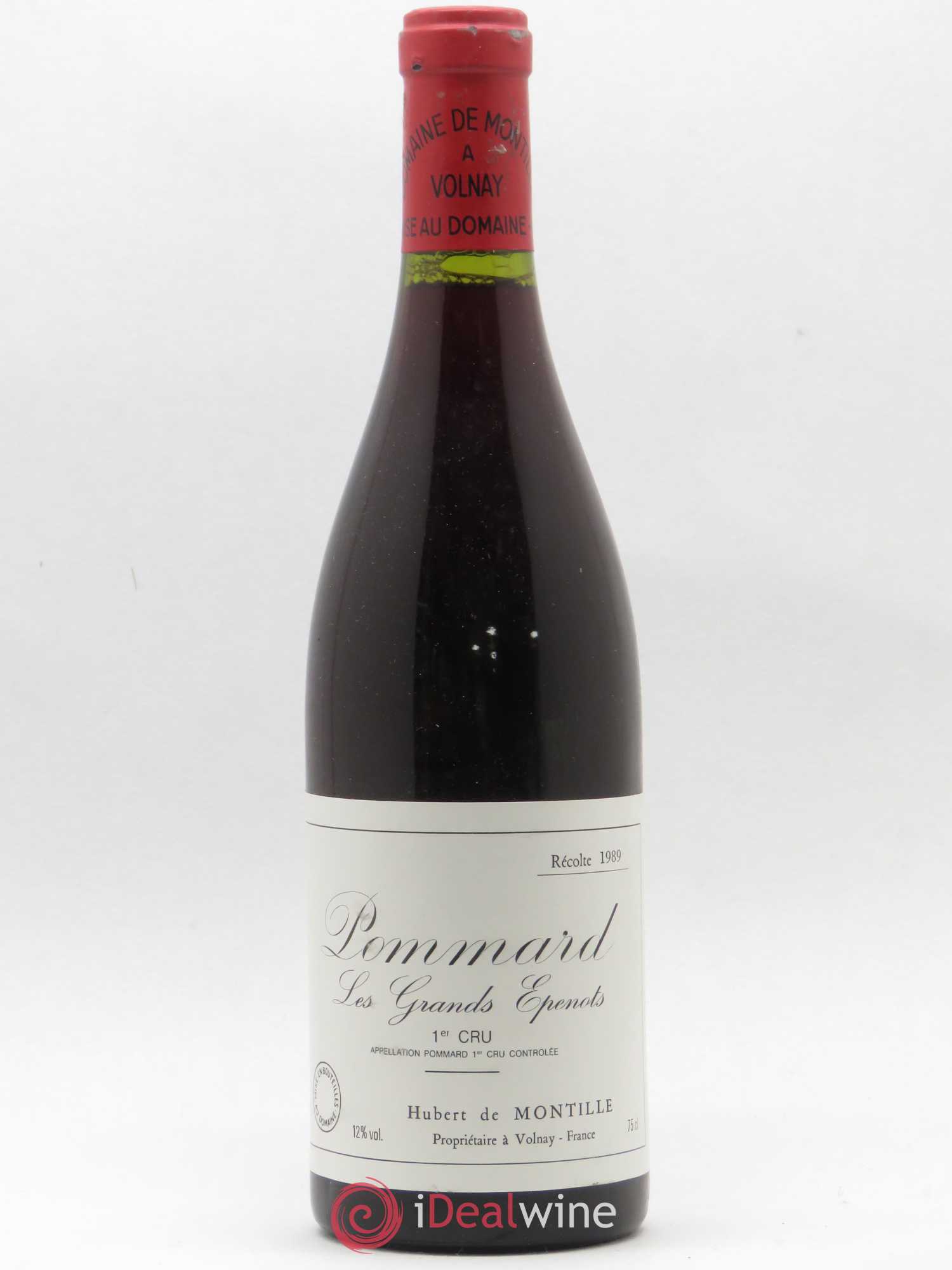 Pommard 1er Cru Les Grands Epenots De Montille (Domaine) 1989 - Lot de 1 bouteille - 0