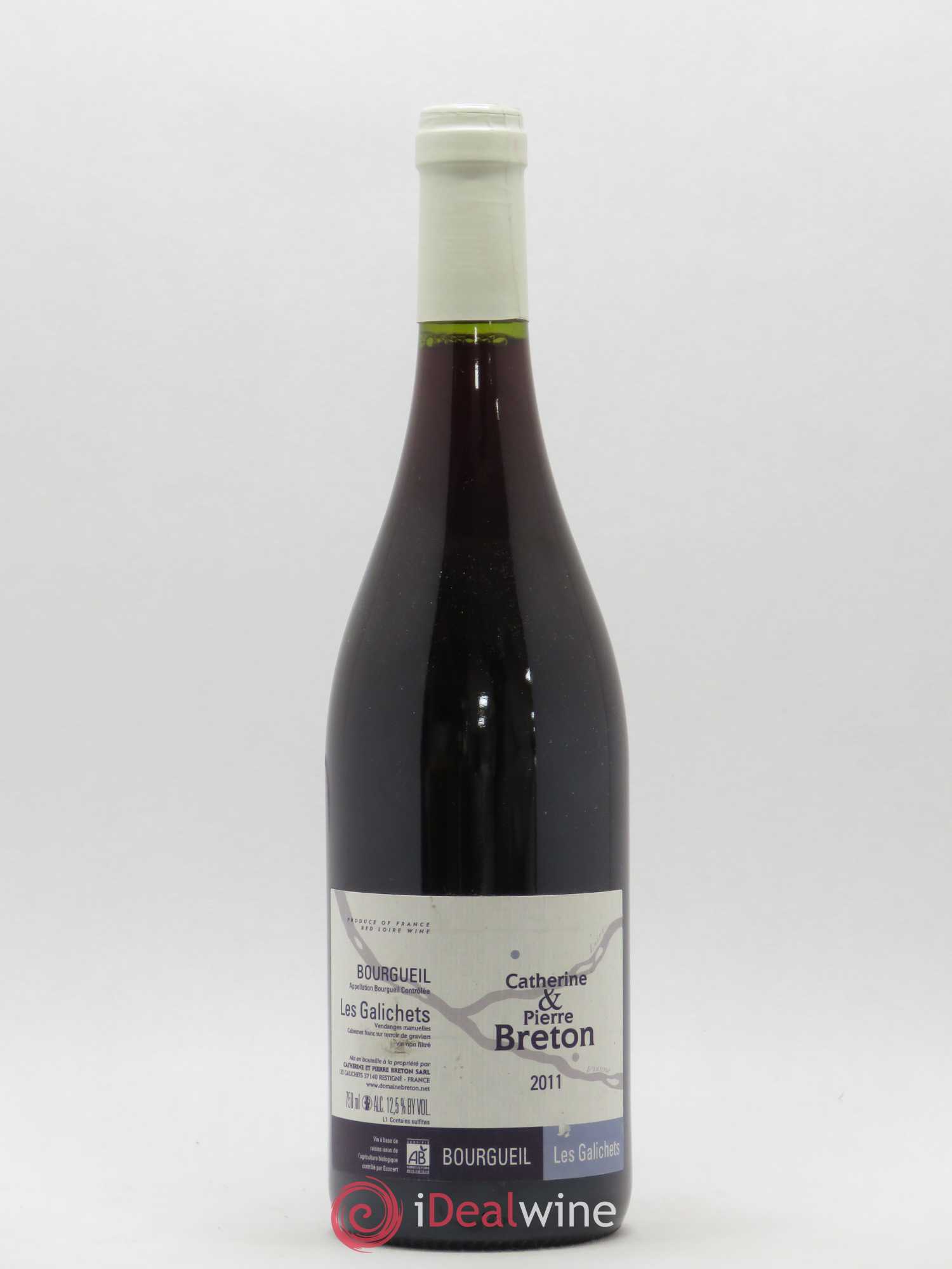 Bourgueil Les Galichets Catherine et Pierre Breton 2011 - Lot de 1 bouteille - 0