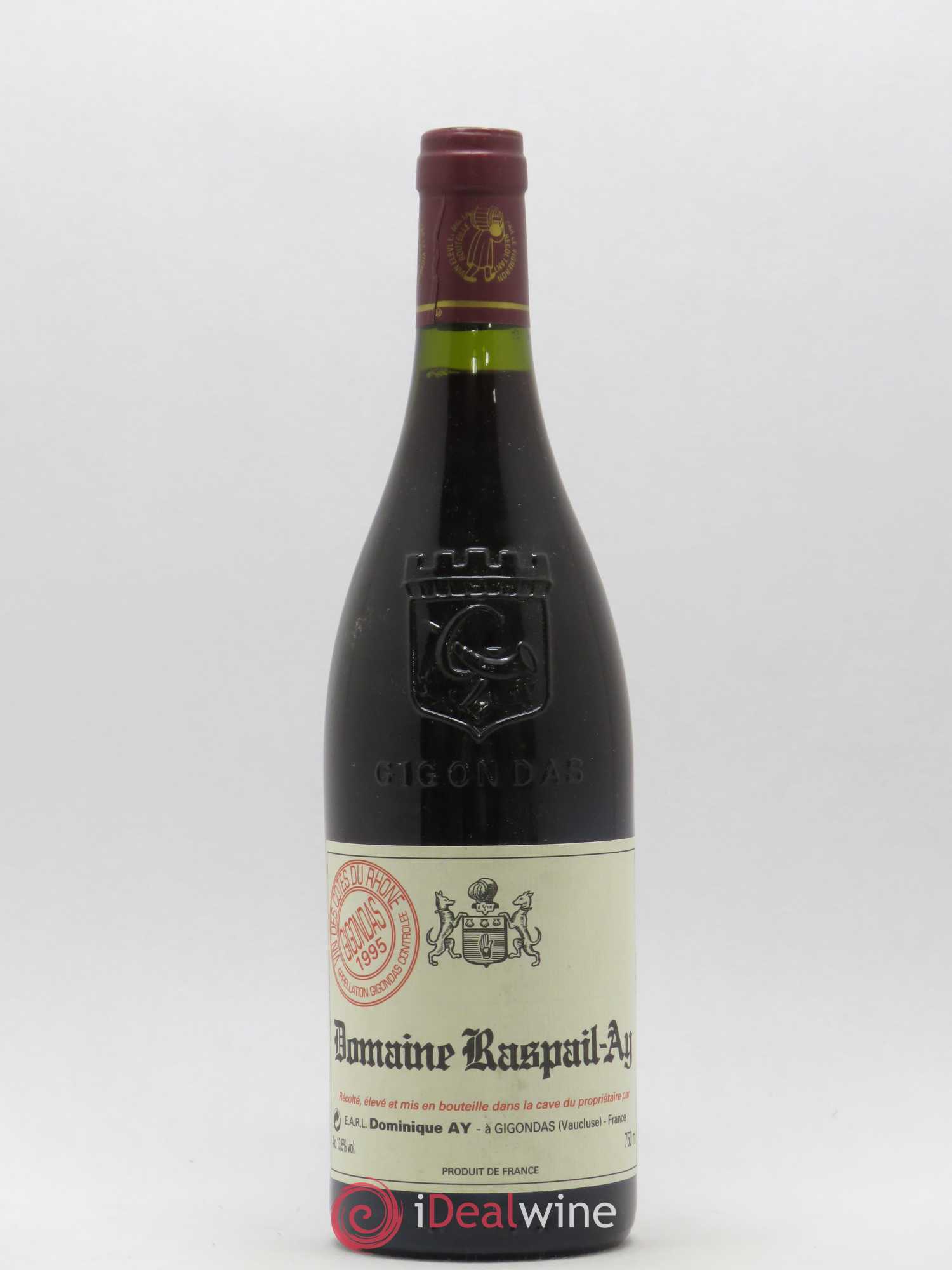 Gigondas Raspail Ay 1995 - Lot de 1 bouteille - 0